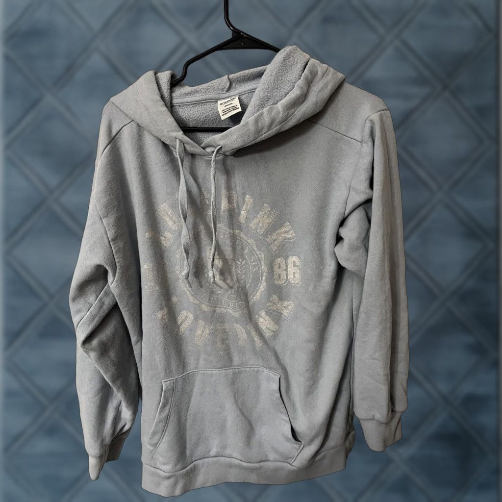 Victoria's Secret Victoria's Secret PINK Light Blue Lightweight Hoodie Sweatshirt Size Medium Size M / US 6-8 / IT 42-44 - 1 Thumbnail
