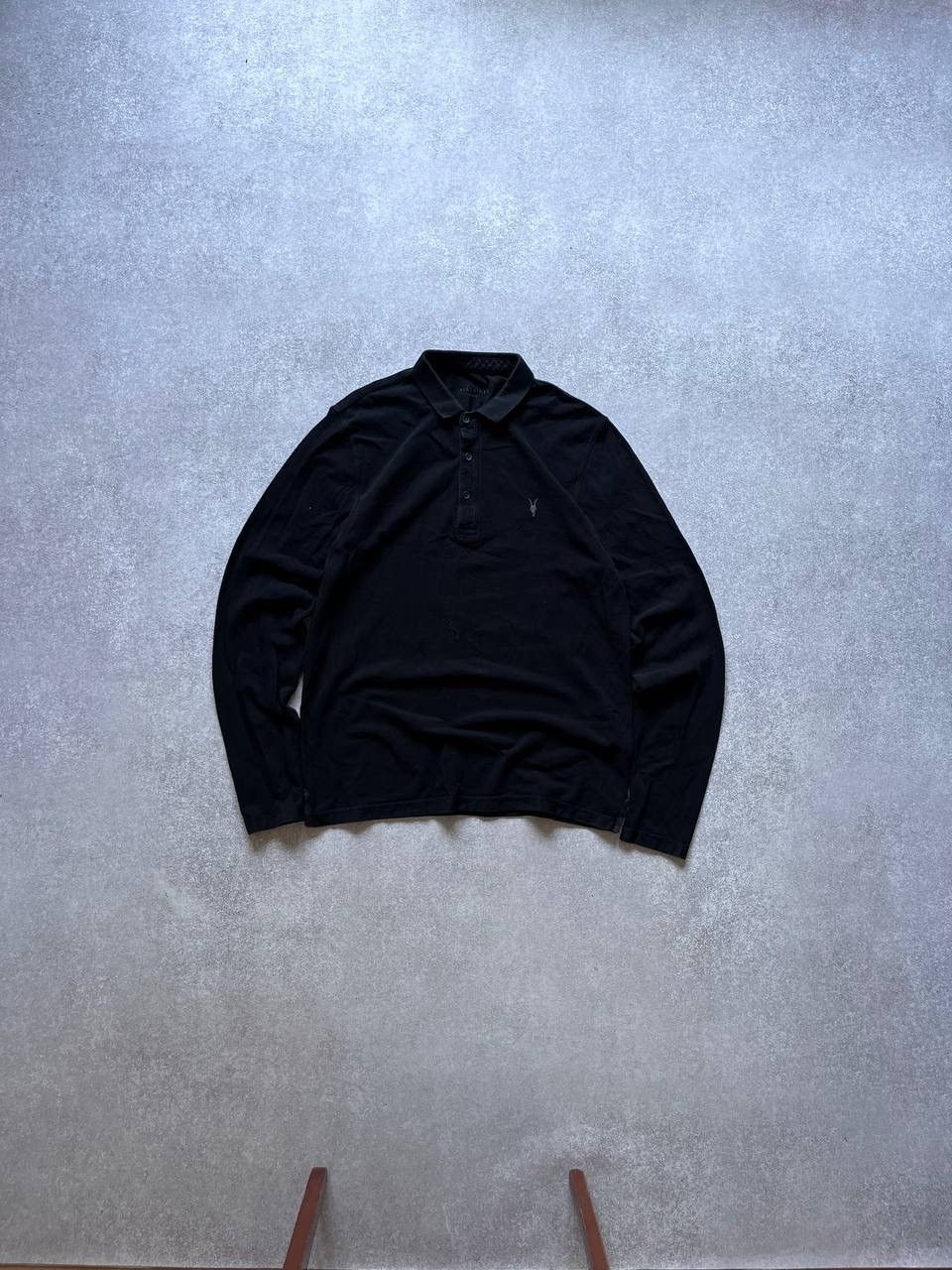 Allsaints × Vintage Vintage Allsaints Longsleeve Rugby Shirt Y2K M Size US M / EU 48-50 / 2 - 1 Thumbnail