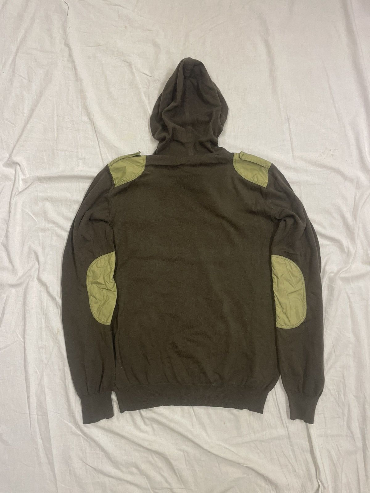 Hedi Slimane Dior Homme Hedi Slimane SS2005 Military Hoodie Size US M / EU 48-50 / 2 - 2 Thumbnail