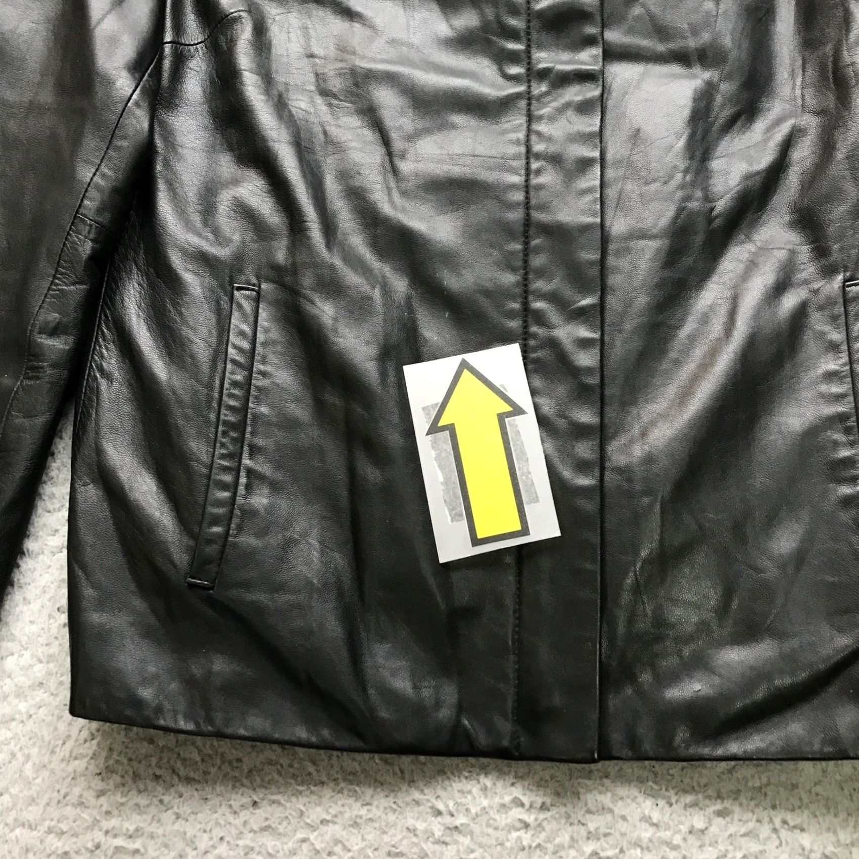 Vintage Valerie Stevens Leather Jacket Women Medium Bomber Black Lined Pockets Zip Short Sleeve Mockup? Size M / US 6-8 / IT 42-44 - 7 Thumbnail