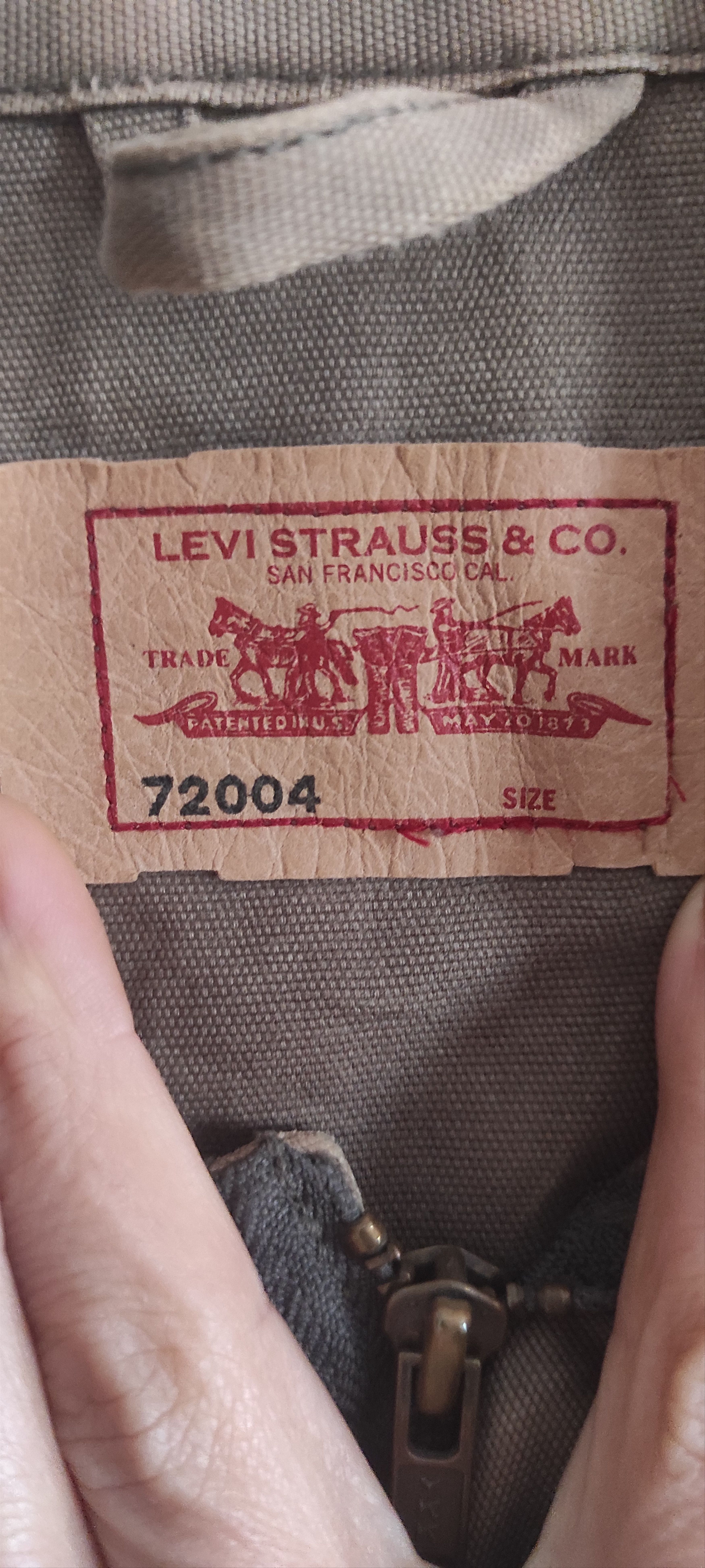 Levi's × Levi's Vintage Clothing Mens Levis Strauss and Co 1155 Battery Street Khaki Jacket Size US M / EU 48-50 / 2 - 13 Thumbnail