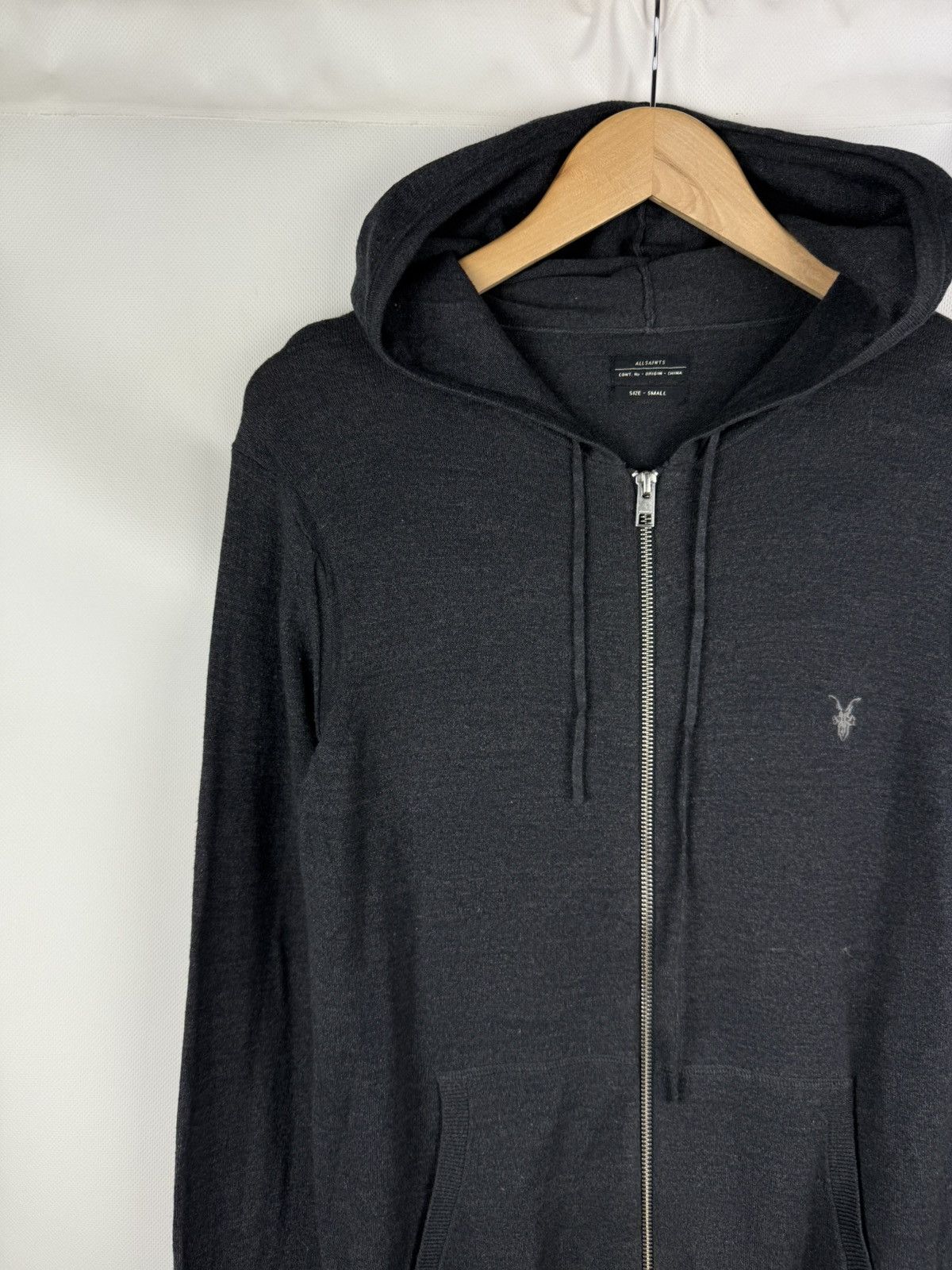 Allsaints × Japanese Brand Allsaints Fritz Hoody Men’s Full Zip Hoodie Size S Size US S / EU 44-46 / 1 - 4 Thumbnail