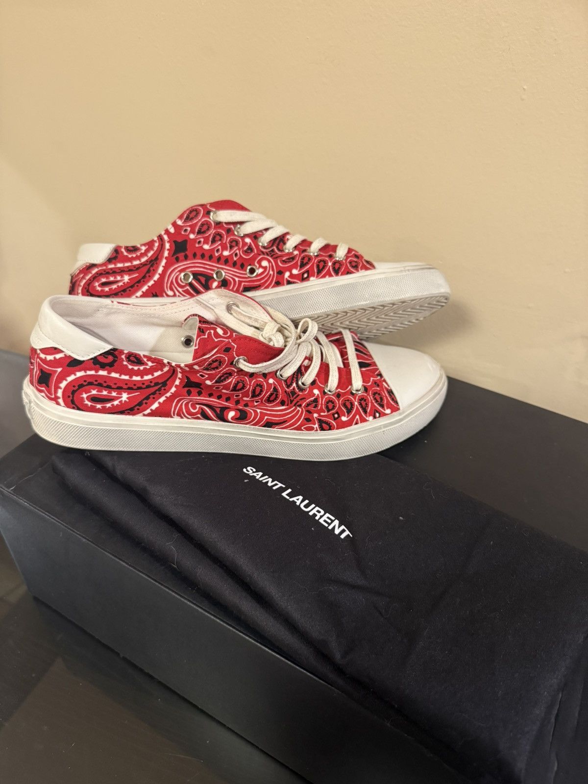 Yves Saint Laurent Saint Laurent Bedford Low Top Sneakers Size US 8 / EU 41 - 1 Thumbnail