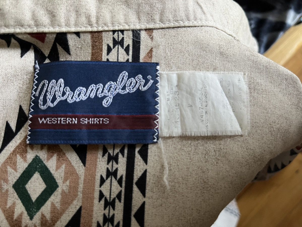 Wrangler Vintage Wrangler Button Up Shirt Short Sleeve Size US L / EU 52-54 / 3 - 12 Thumbnail