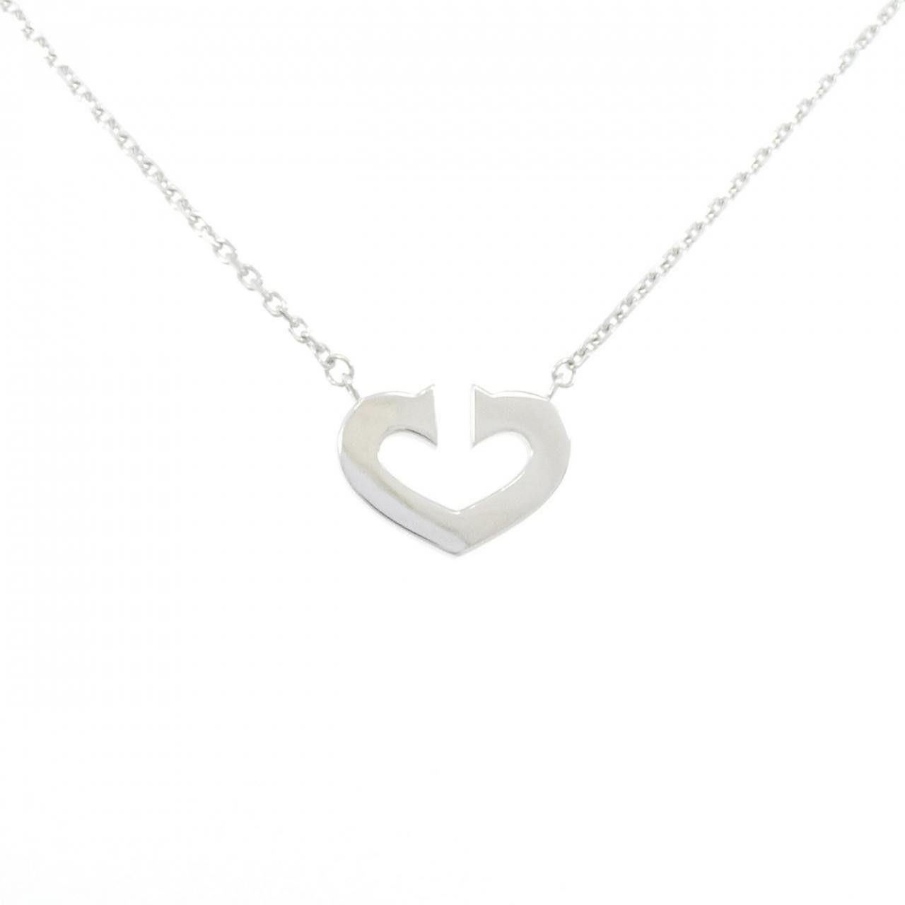 Cartier Cartier Cartier C Heart 750 White Gold Necklace Precious Metal Necklace CRB7008100 DUTY FREE for USA Size ONE SIZE - 1 Thumbnail