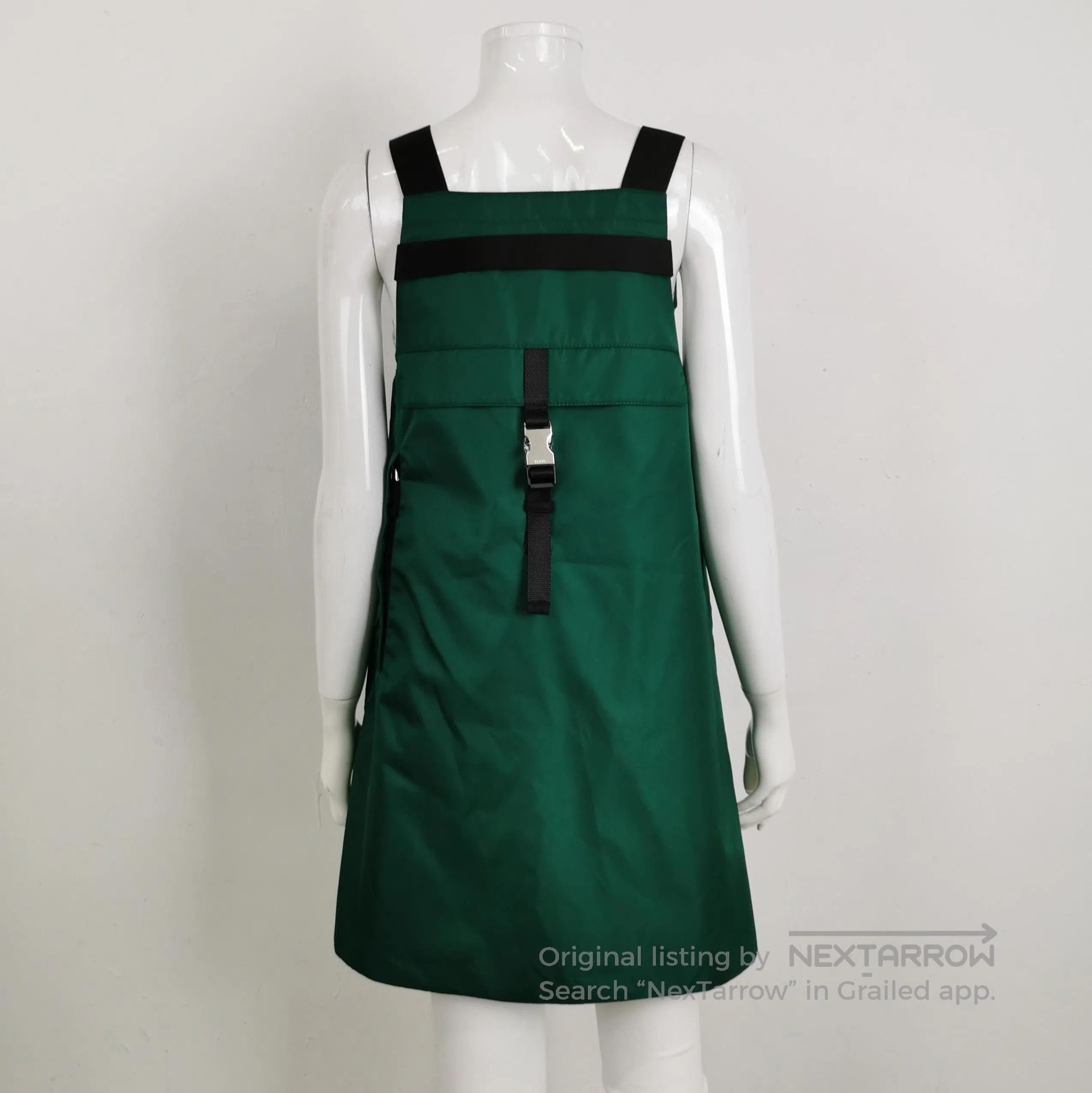 Prada Color-block Triangle Logo Dress .