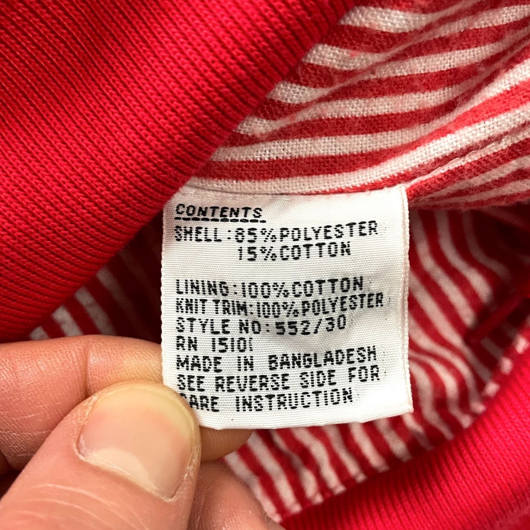 Vintage VINTAGE Current Seen Jacket Womens One Size Red Collared Button Up Pockets Size ONE SIZE - 6 Thumbnail