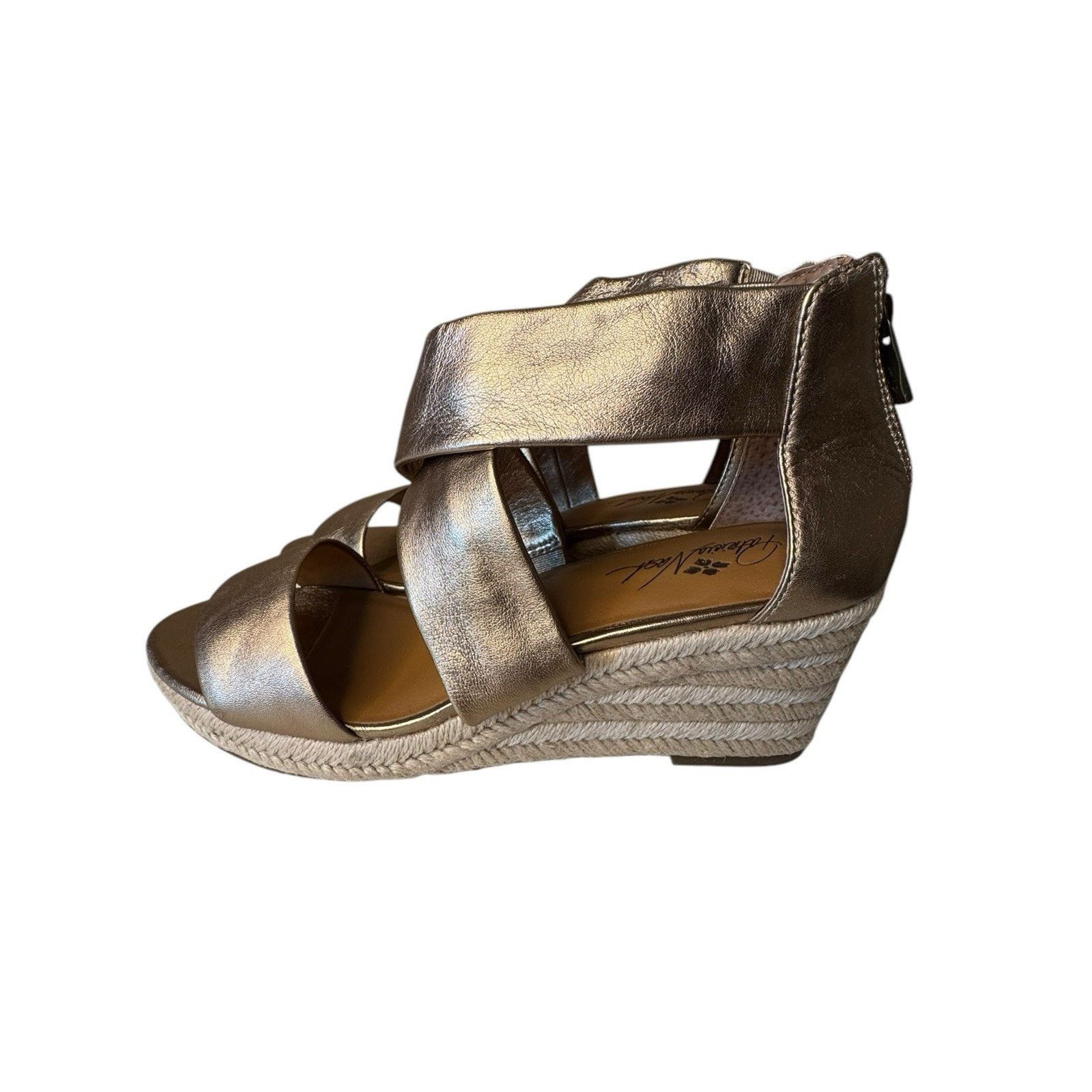 Patricia Nash Patricia Nash NEW Rubia Leather Espadrille Wedge Sandals Size US 11 / IT 41 - 5 Thumbnail