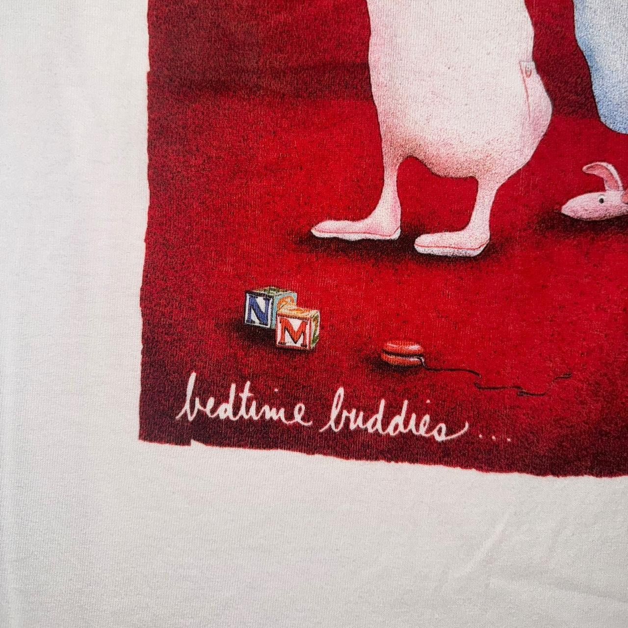 Vintage Vintage 1997 Cute ‘Bedtime Buddies’ Will Bullas Duck Art Tee Size US XL / EU 56 / 4 - 5 Thumbnail