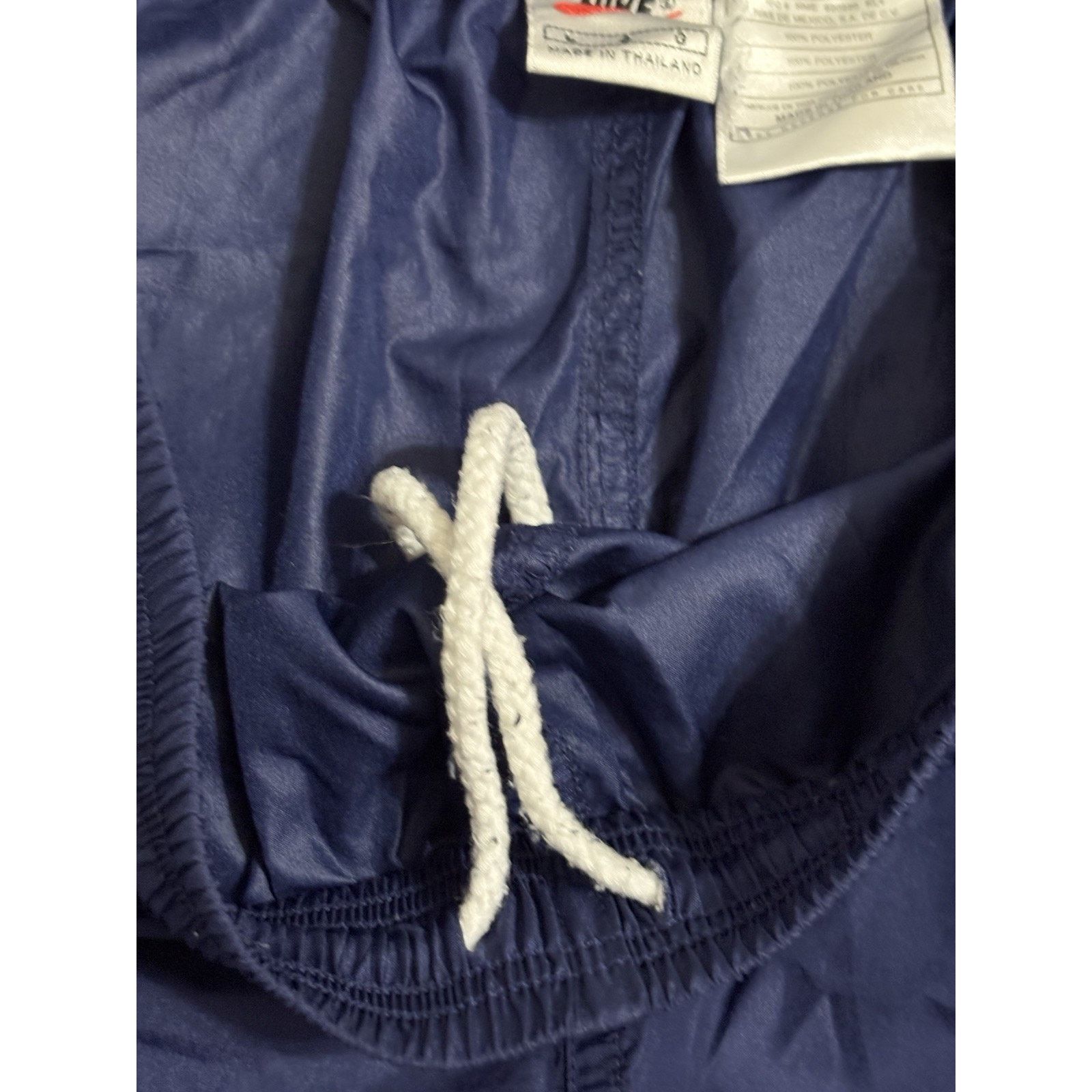 Nike Vintage 90s Nike Logo Striped Nylon Track Shorts - Men Large Size US 28 / EU 44 - 3 Thumbnail