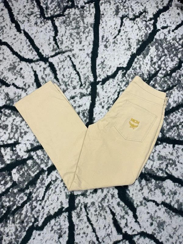 MCM MCM vintage chino pants beige logo 33 Size US 33 - 2 Thumbnail