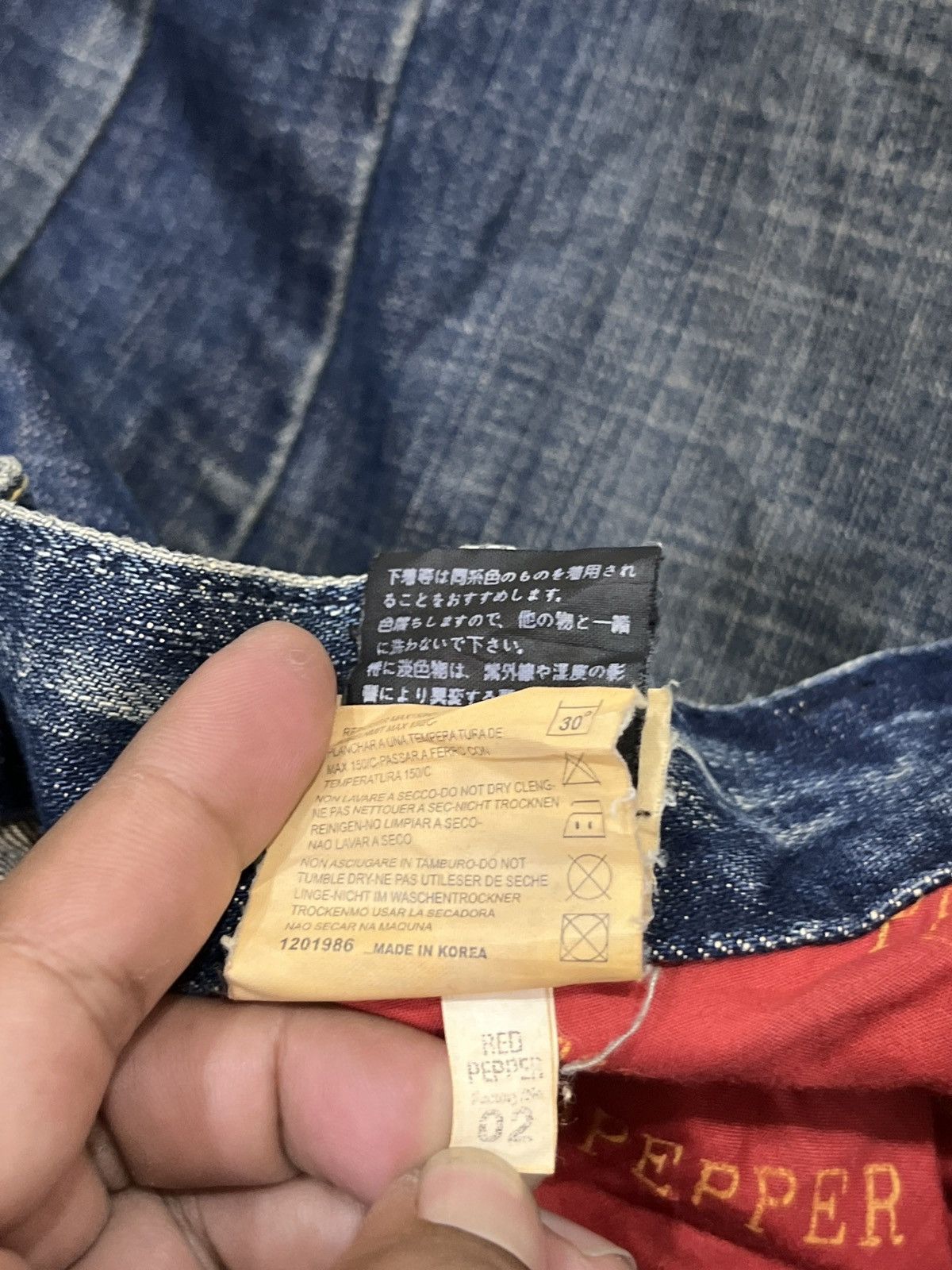 Japanese Brand 🔥🔥🔥ARCHIVE RED PEPPER GOLD LABEL DENIM Size 34" / US 12 / IT 48 - 13 Thumbnail