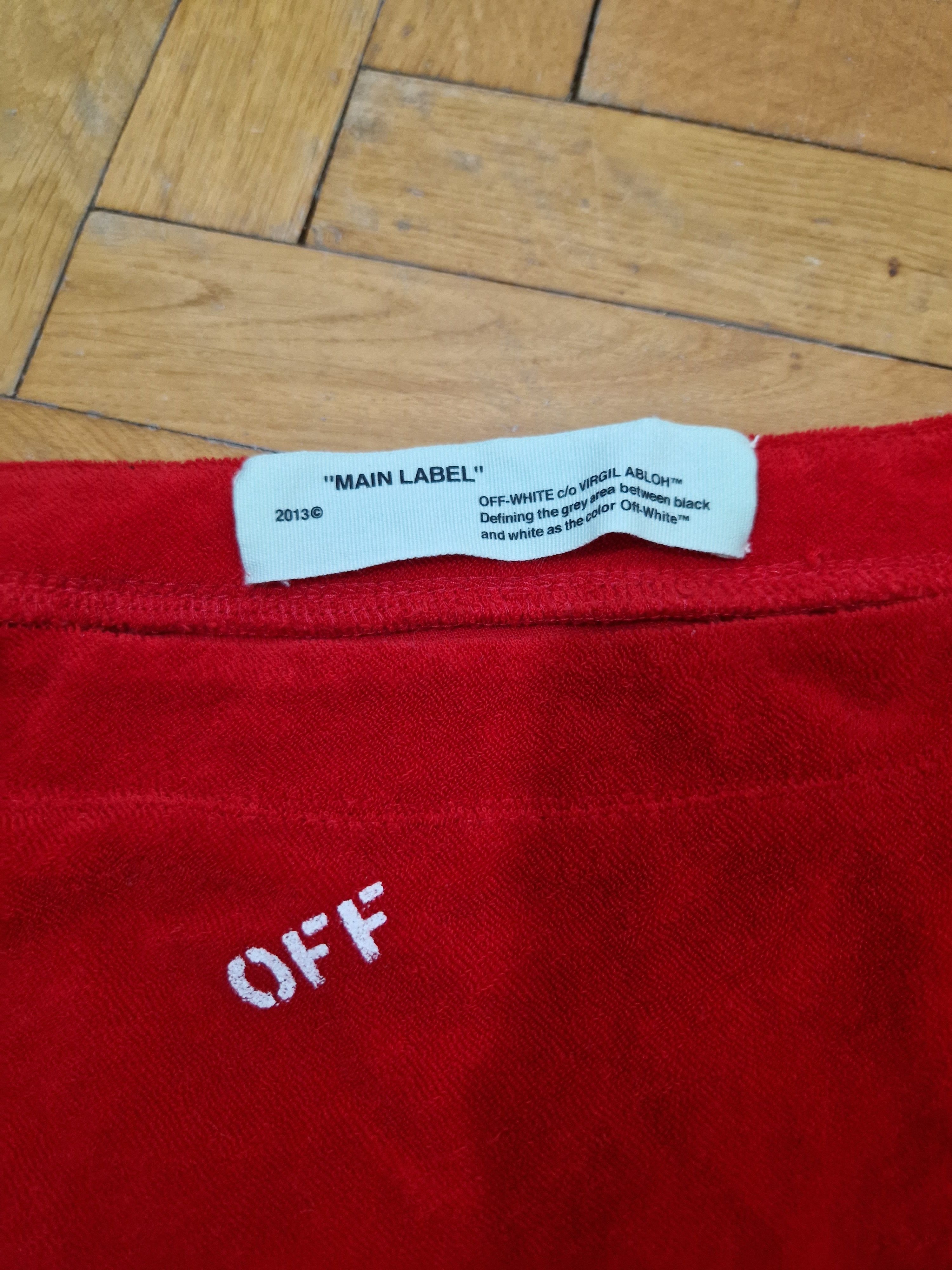 Off-White Off-White c/o Virgil Abloh 2013 og off shoulder top Size M / US 6-8 / IT 42-44 - 4 Thumbnail
