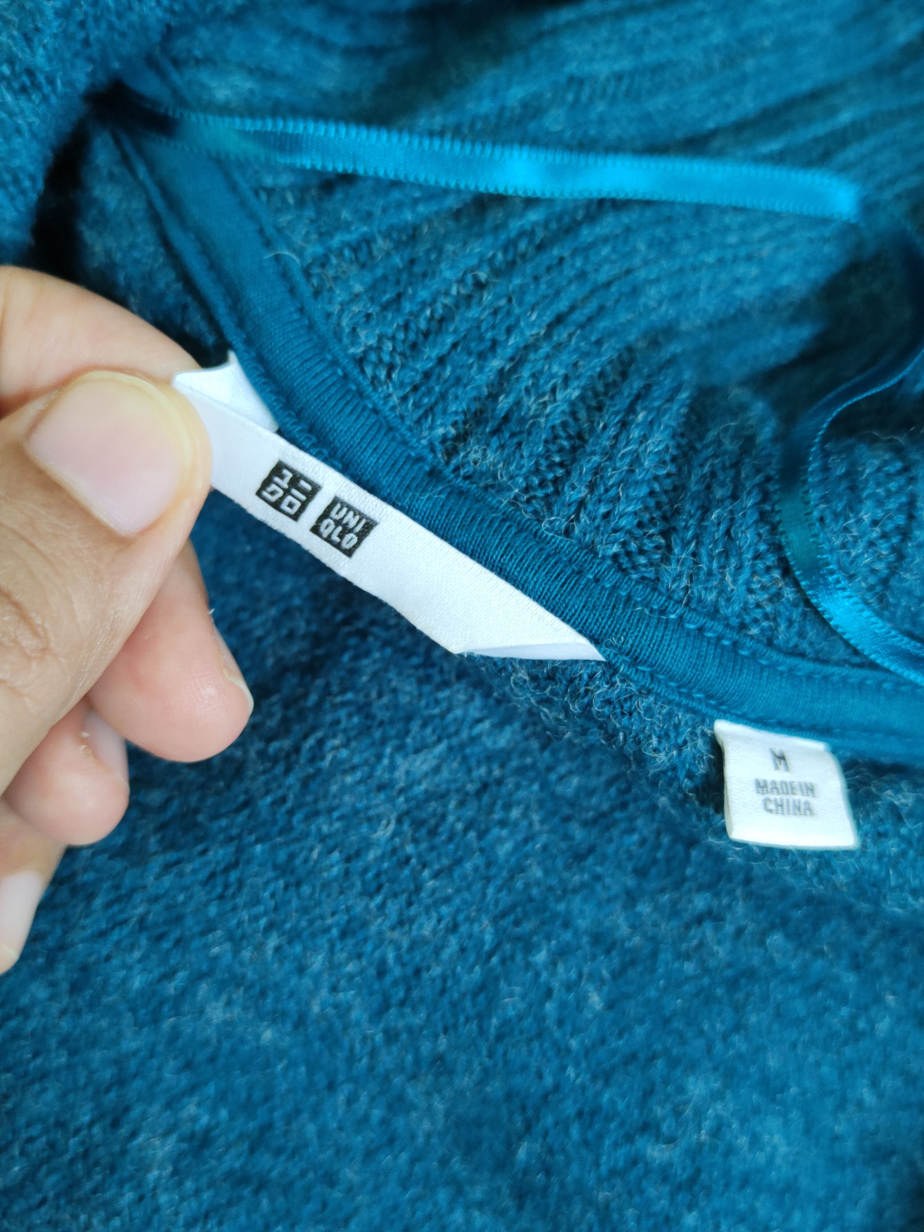 Japanese Brand Uniqlo Emerald Knitwear Cardigan #S2483 Size M / US 6-8 / IT 42-44 - 11 Thumbnail