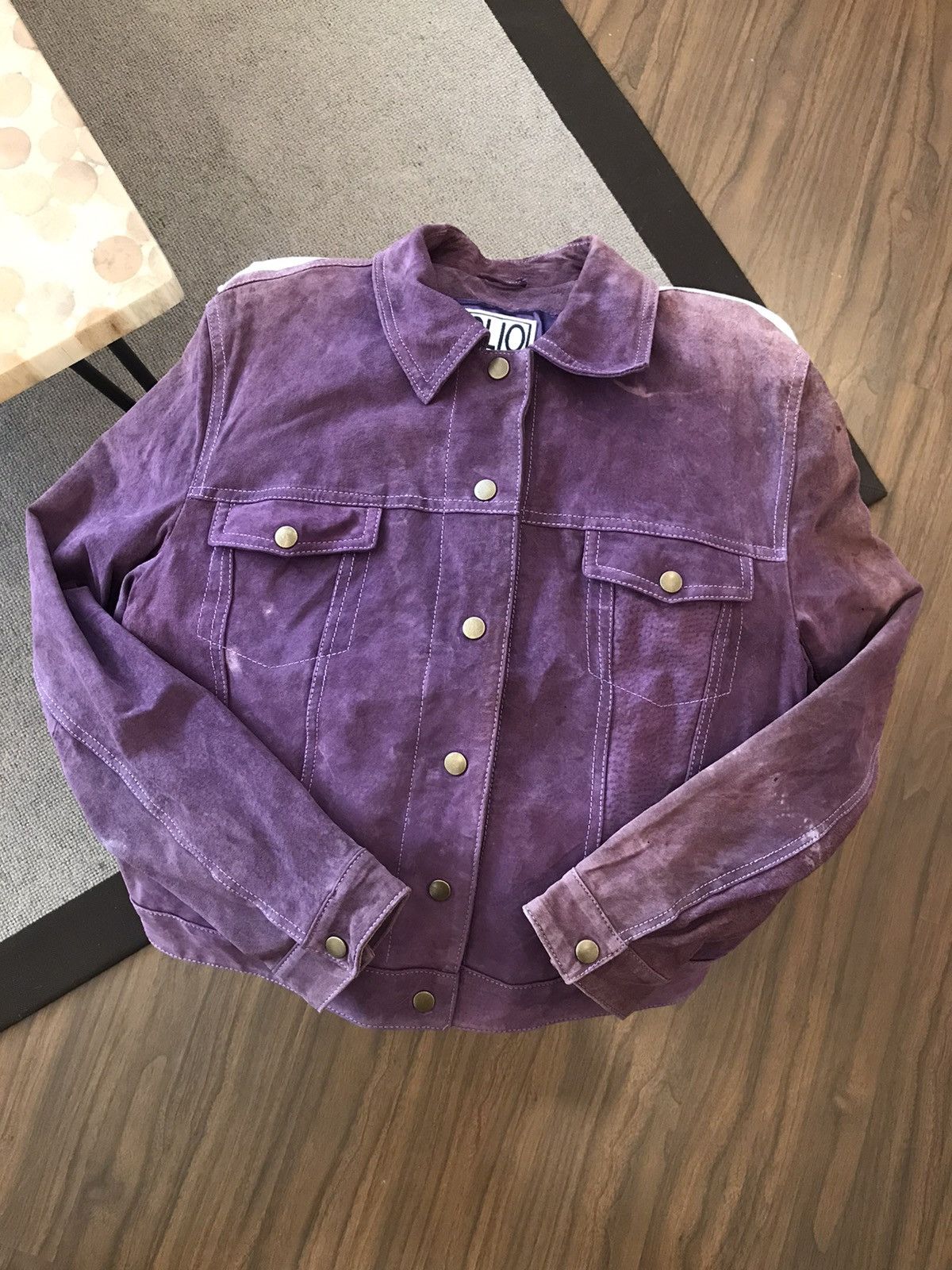 Japanese Brand × Vintage Vintage Suede Leather Jacket ( Clio ) Size M / US 6-8 / IT 42-44 - 2 Thumbnail