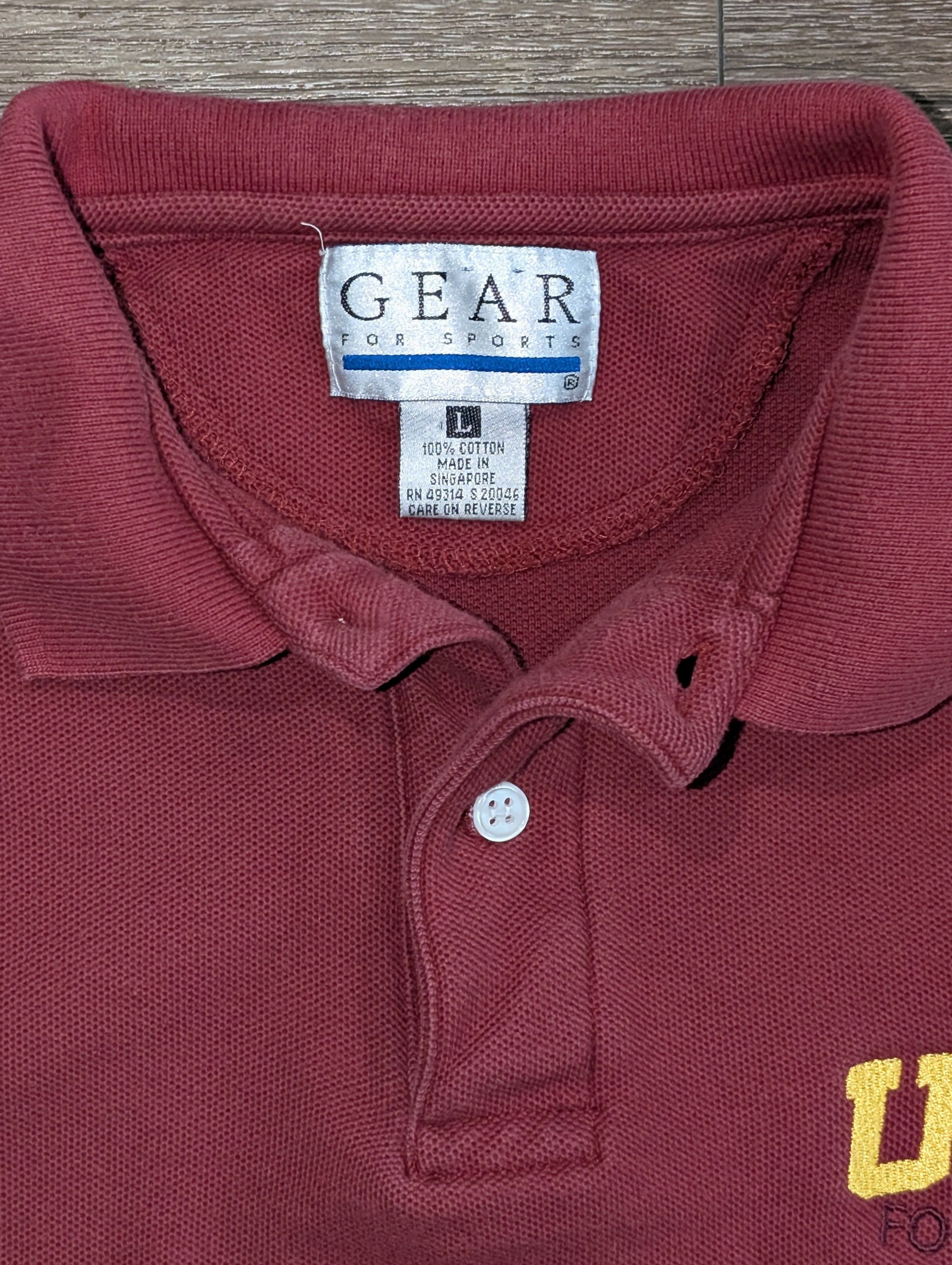 Vintage Vintage Gear for Sports USC Trojans football polo shirt Size US L / EU 52-54 / 3 - 3 Thumbnail
