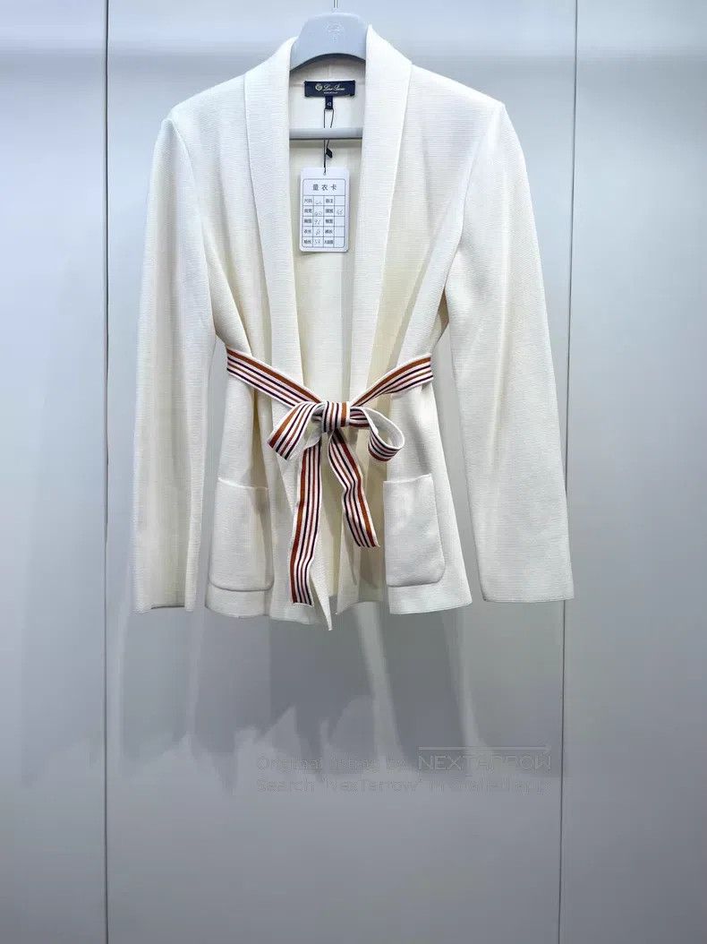 Loro Piana Loro Piana Belted Knit Open Front Cardigan Size S / US 4 / IT 40 - 1 Thumbnail