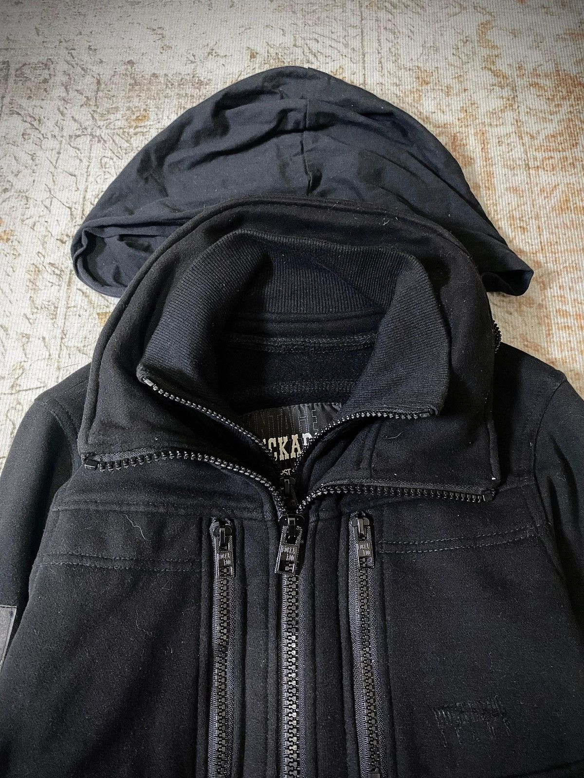 BUCKAROO 2000s BUCKAROO GOTHIC BONO ZIP HOOD JACKET Size US M / EU 48-50 / 2 - 2 Thumbnail