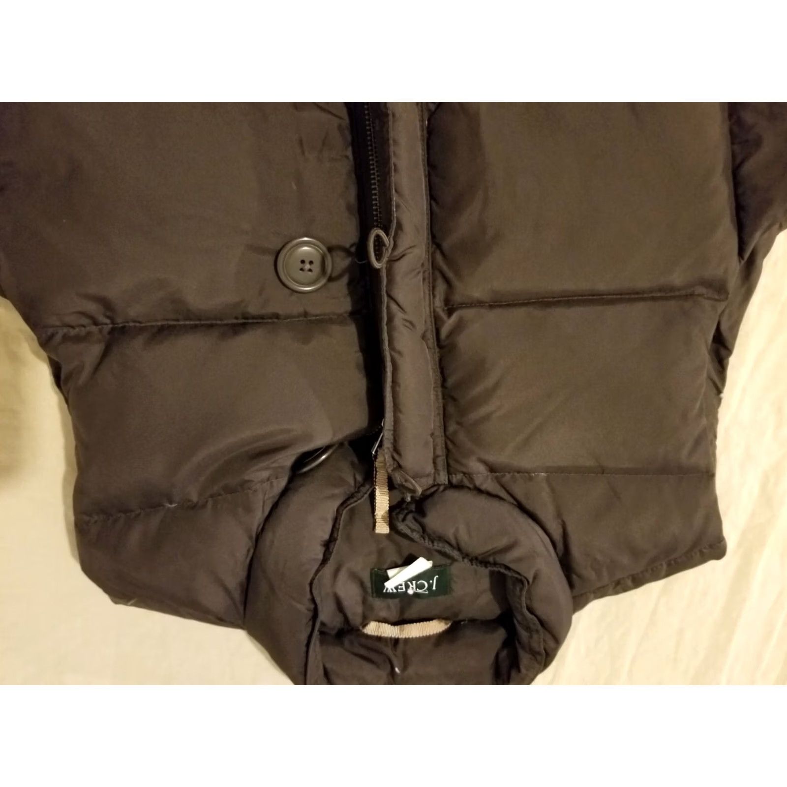 J.Crew VINTAGE J. Crew Puffer Vest Jacket S Small Black Down Womens Size S / US 4 / IT 40 - 2 Thumbnail