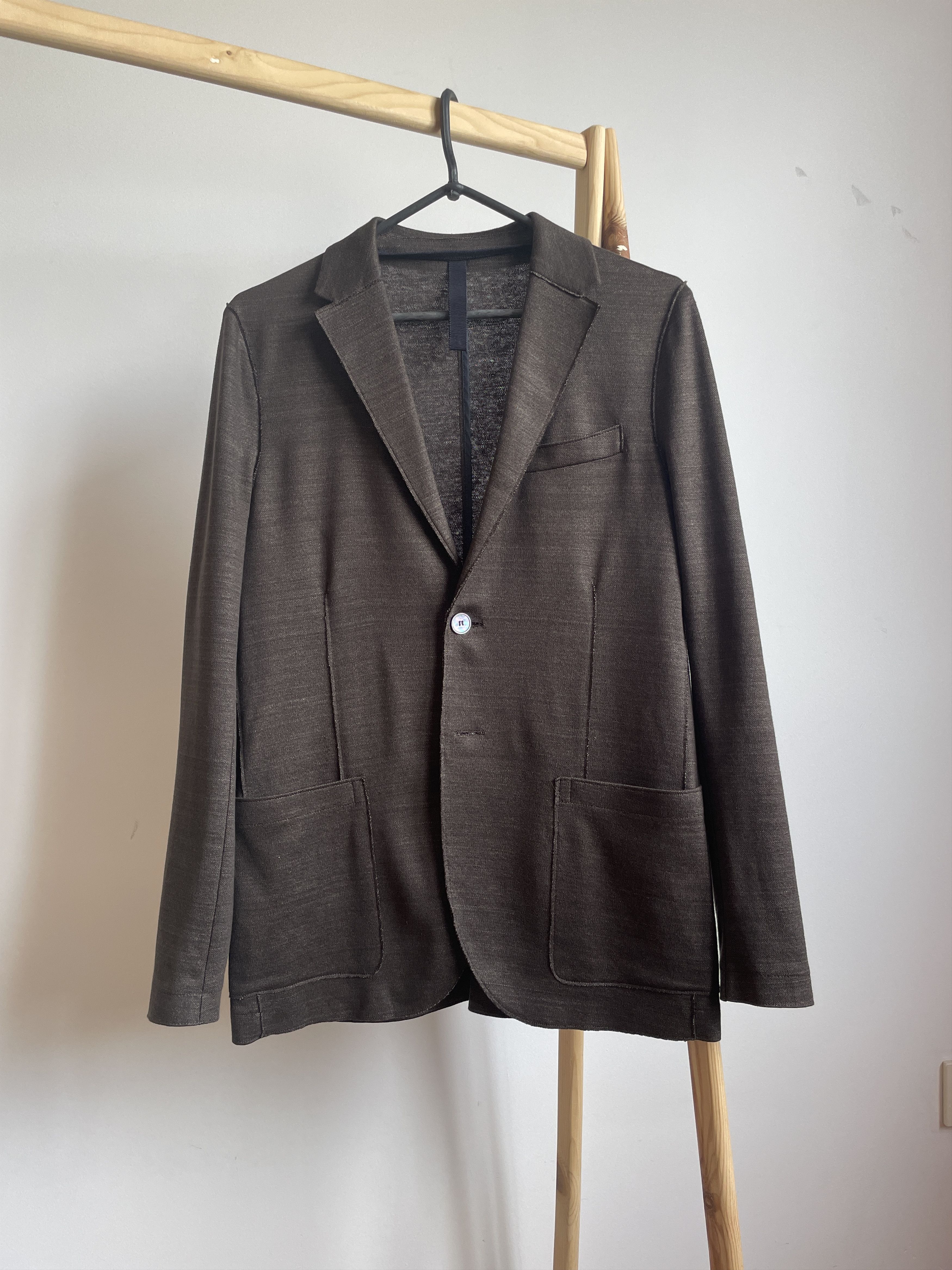 Harris Wharf London Linen/Cotton Unstructured Blazer