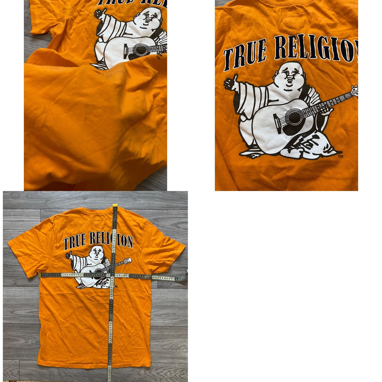 True Religion True Religion Shirt Men L Orange T-Shirt Regular Fit Size US L / EU 52-54 / 3 - 8 Thumbnail