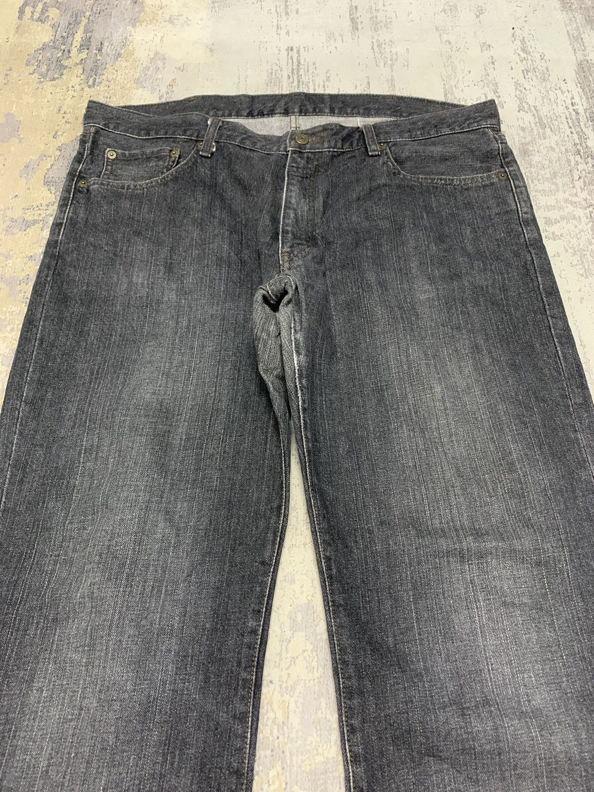 Japanese Brand Vintage 90s Japanese Uniqlo Baggy Style Denim Jeans Size US 39 - 5 Thumbnail