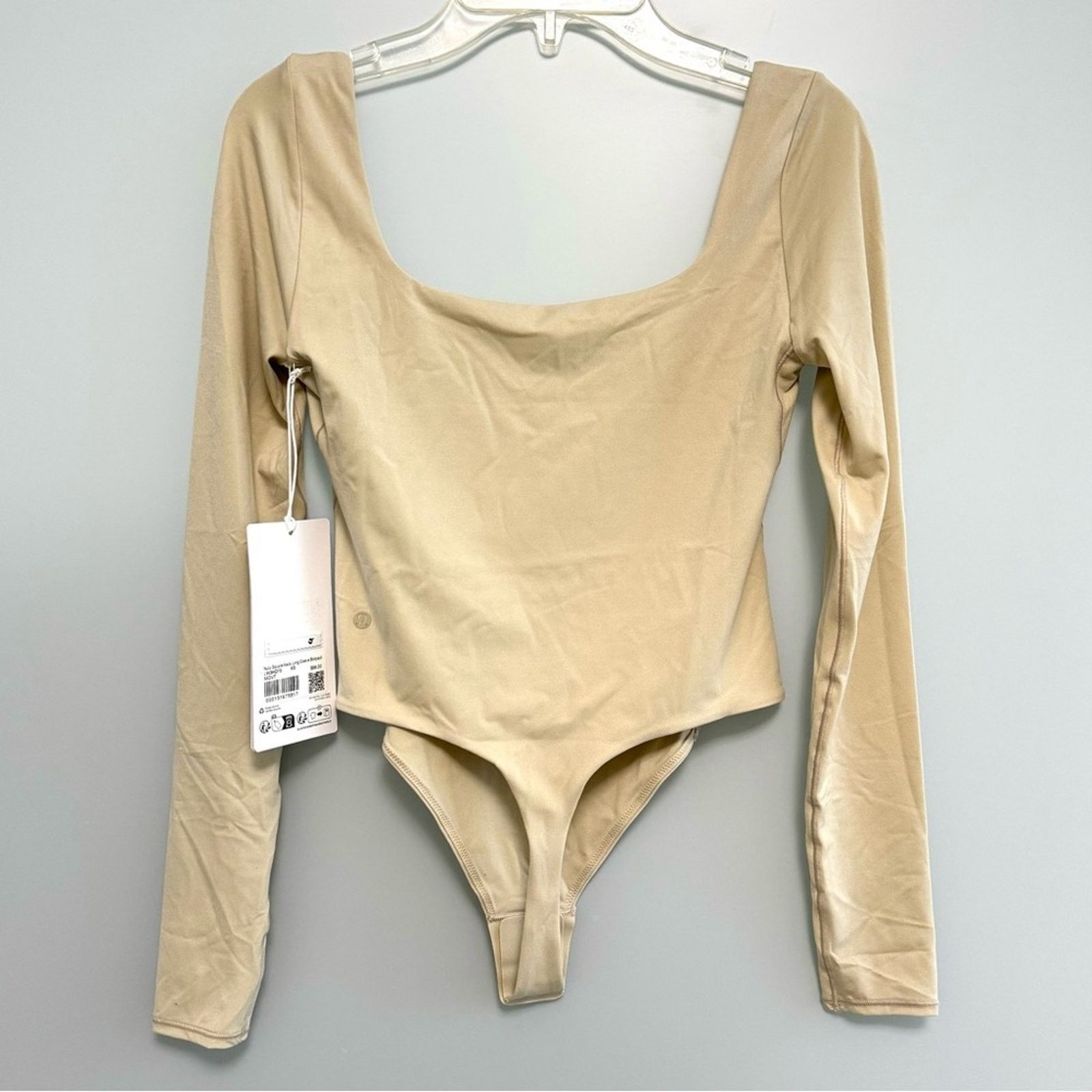 Lululemon NEW! WUNDERMOST Square-Neck Bodysuit LULULEMON, Size XS Size XS / US 0-2 / IT 36-38 - 4 Thumbnail