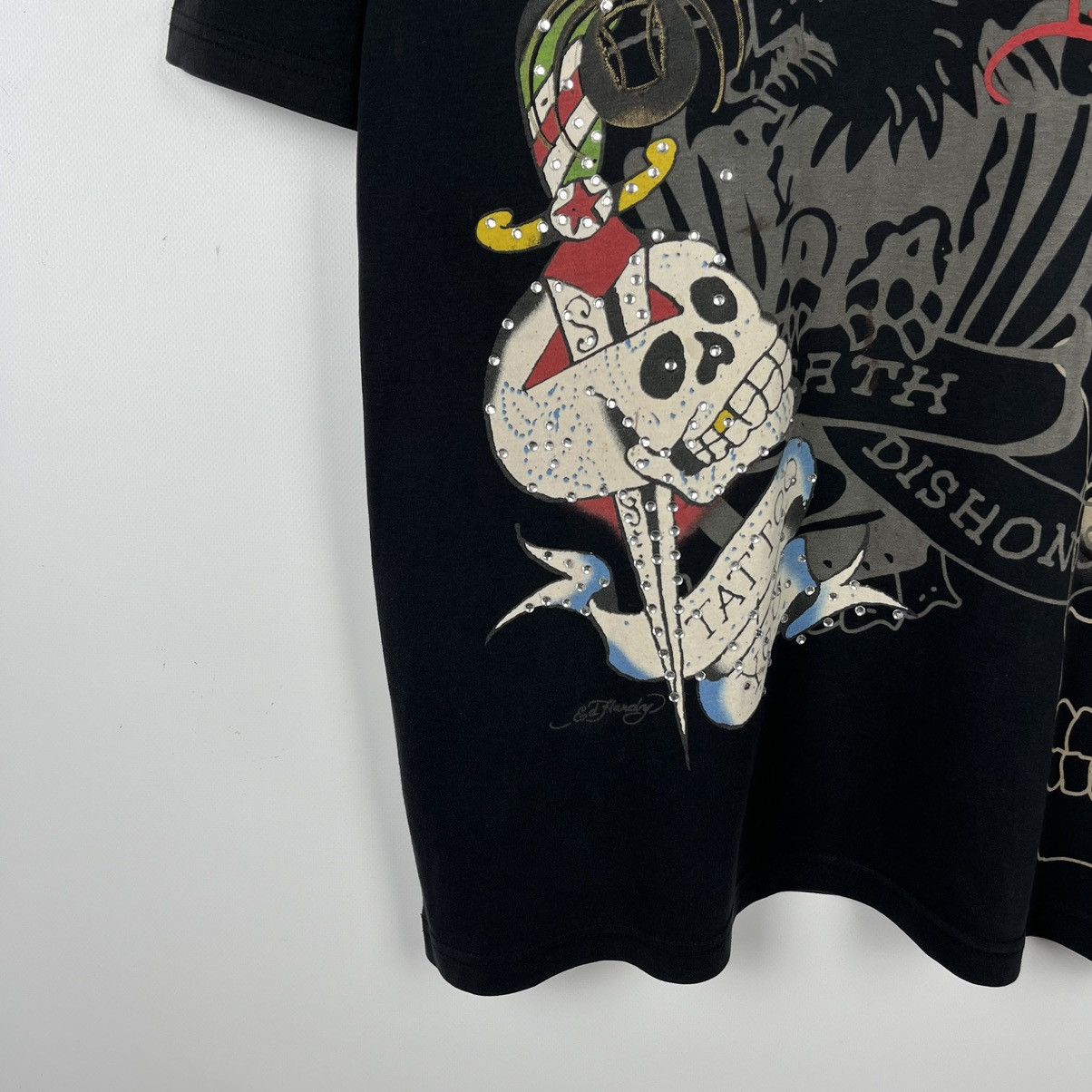Ed Hardy Vintage Ed Hardy y2k skulls big logo tee 90’s Size US L / EU 52-54 / 3 - 4 Thumbnail
