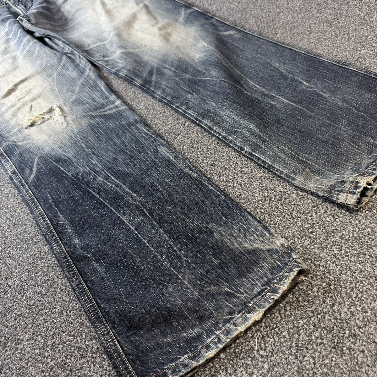 Kapital Insane ‼️ Flared Sick Japanese Edwin 503 Clawmark denim Size US 34 / EU 50 - 5 Thumbnail