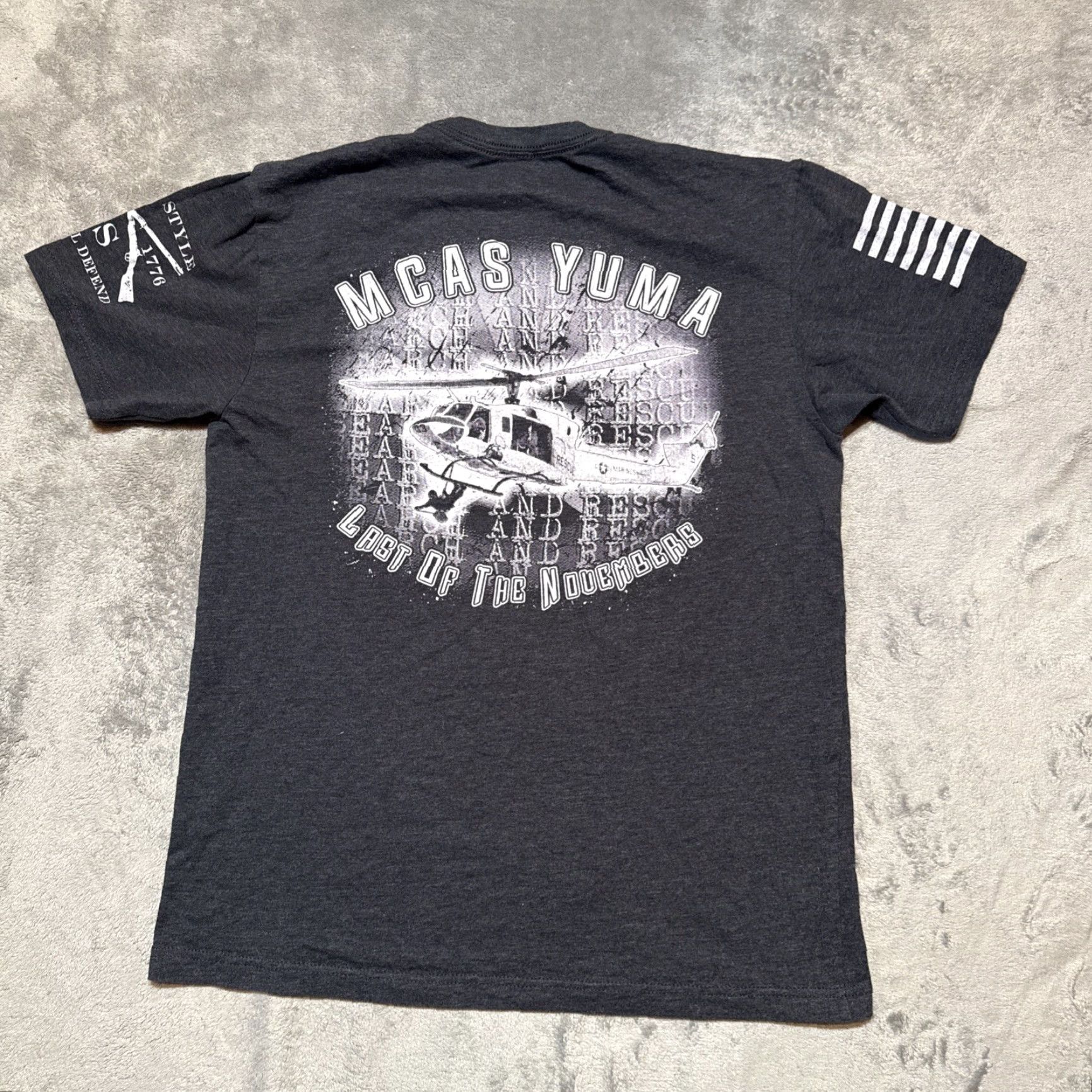 Vintage **Marine Corps Search & Rescue Grunt Style Mens T-Shirt M Gray** User: Marine Corps Search & Rescue Grunt Style Mens T-Shirt M Gray Size US M / EU 48-50 / 2 - 4 Thumbnail