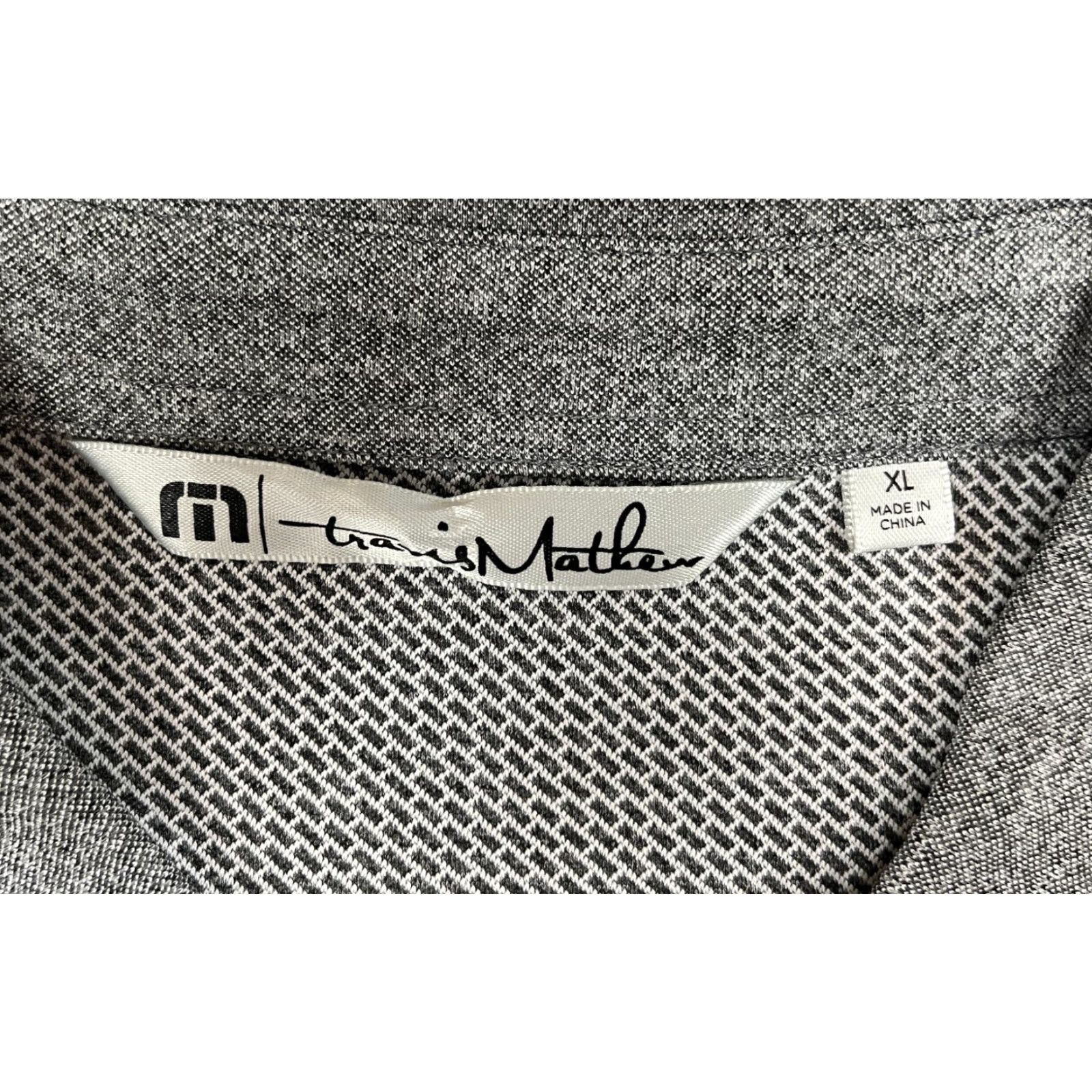 TravisMathew Travis Mathew Polo Shirt Men's Gray XL Polo Shirt, Travis Mathew, Gray, XL, Short Sleeve, Collared, Golf, Sports, Logo, 100% Polyester Size US XL / EU 56 / 4 - 5 Thumbnail
