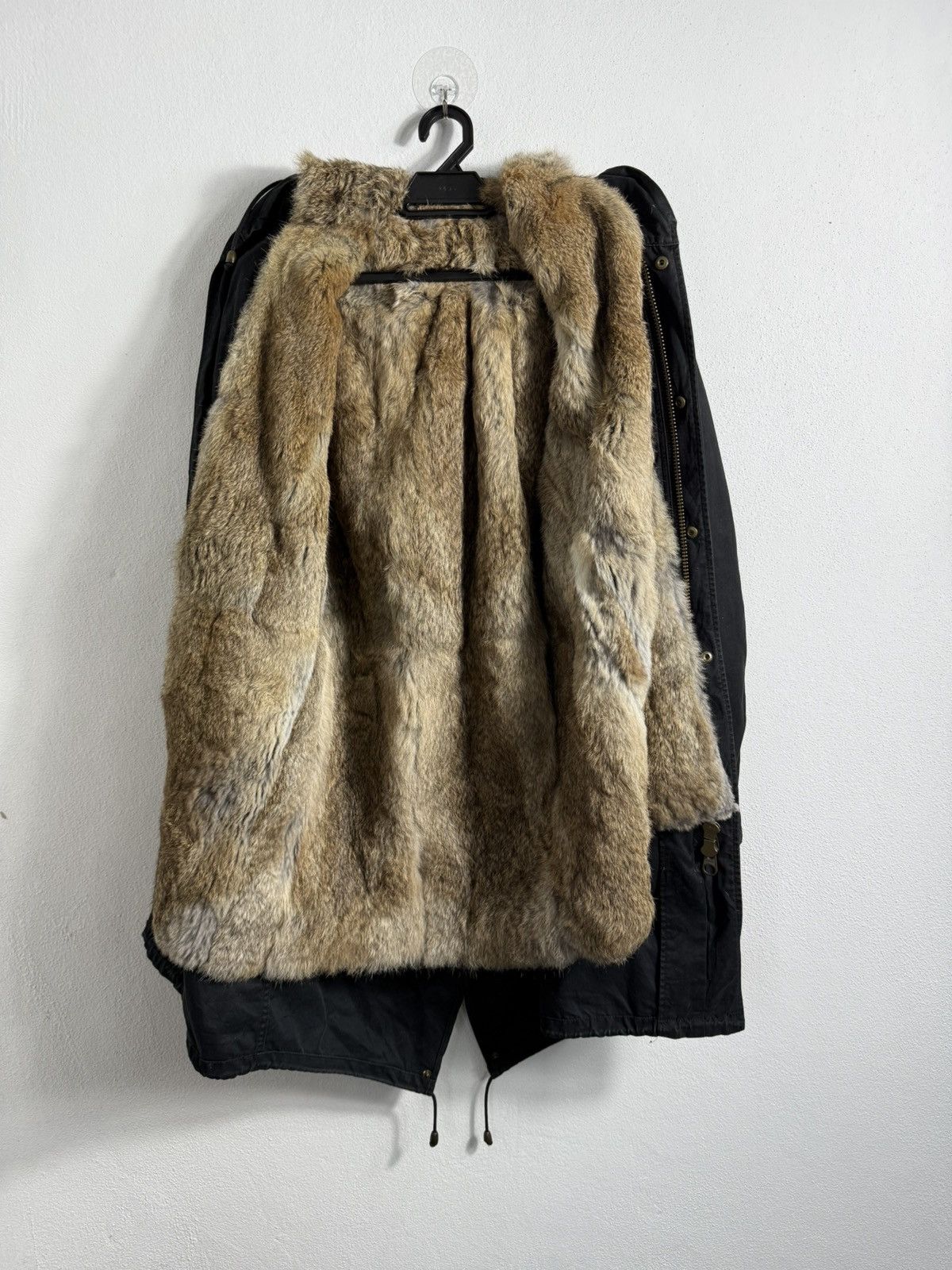 GOA Japan Brand Parka Jacket With Faux Fur Inner Fish Tail Style Size US S / EU 44-46 / 1 - 8 Thumbnail