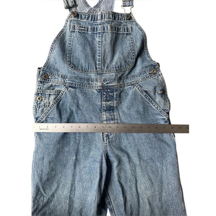 Gap Vintage Y2K Year 2000 GAP Light Blue Denim Overalls Size 27" / US 4 / IT 40 - 9 Thumbnail