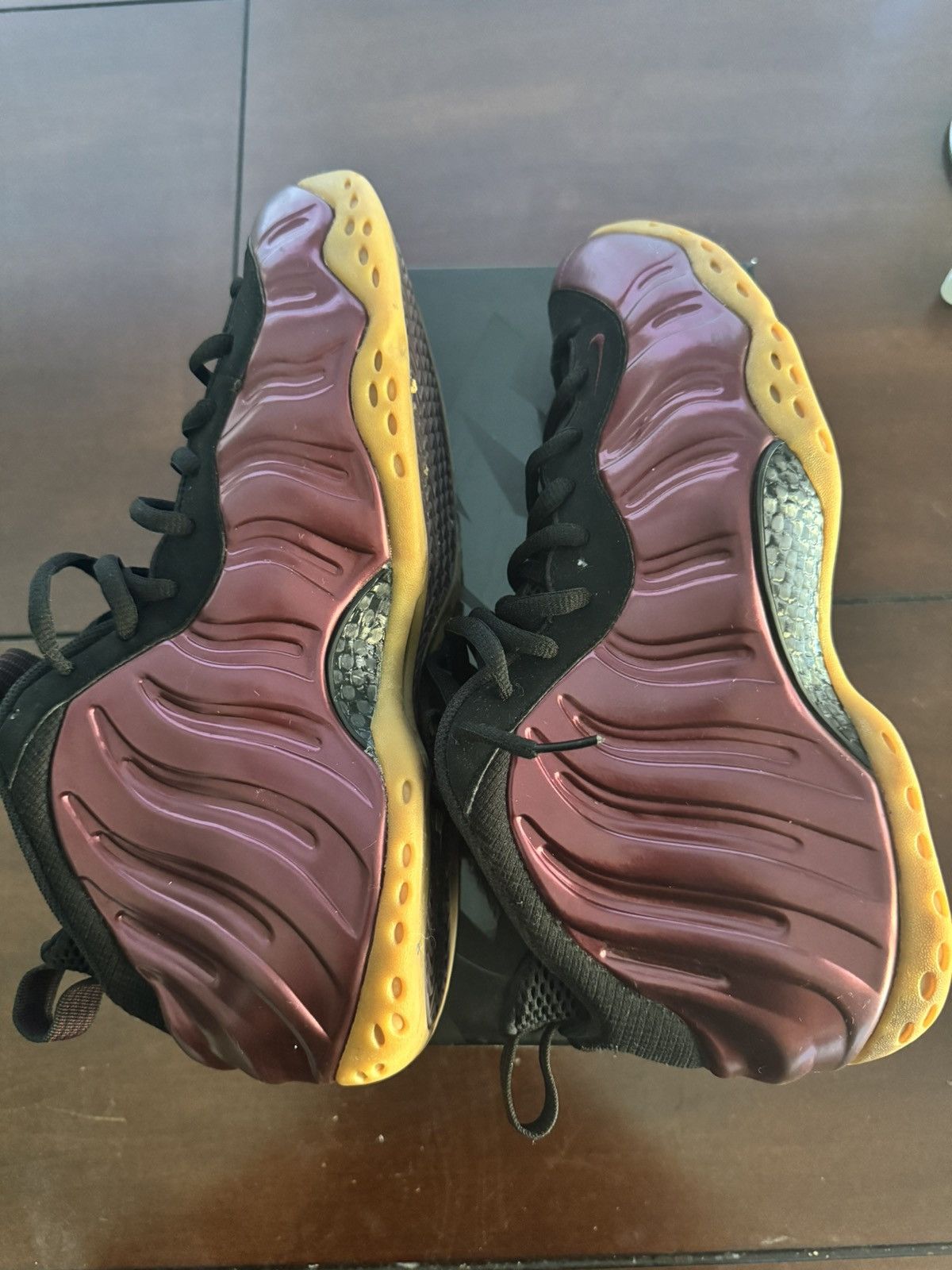 Nike Air Foamposite One 'Night Maroon' 2016 Size US 11.5 / EU 44-45 - 6 Thumbnail