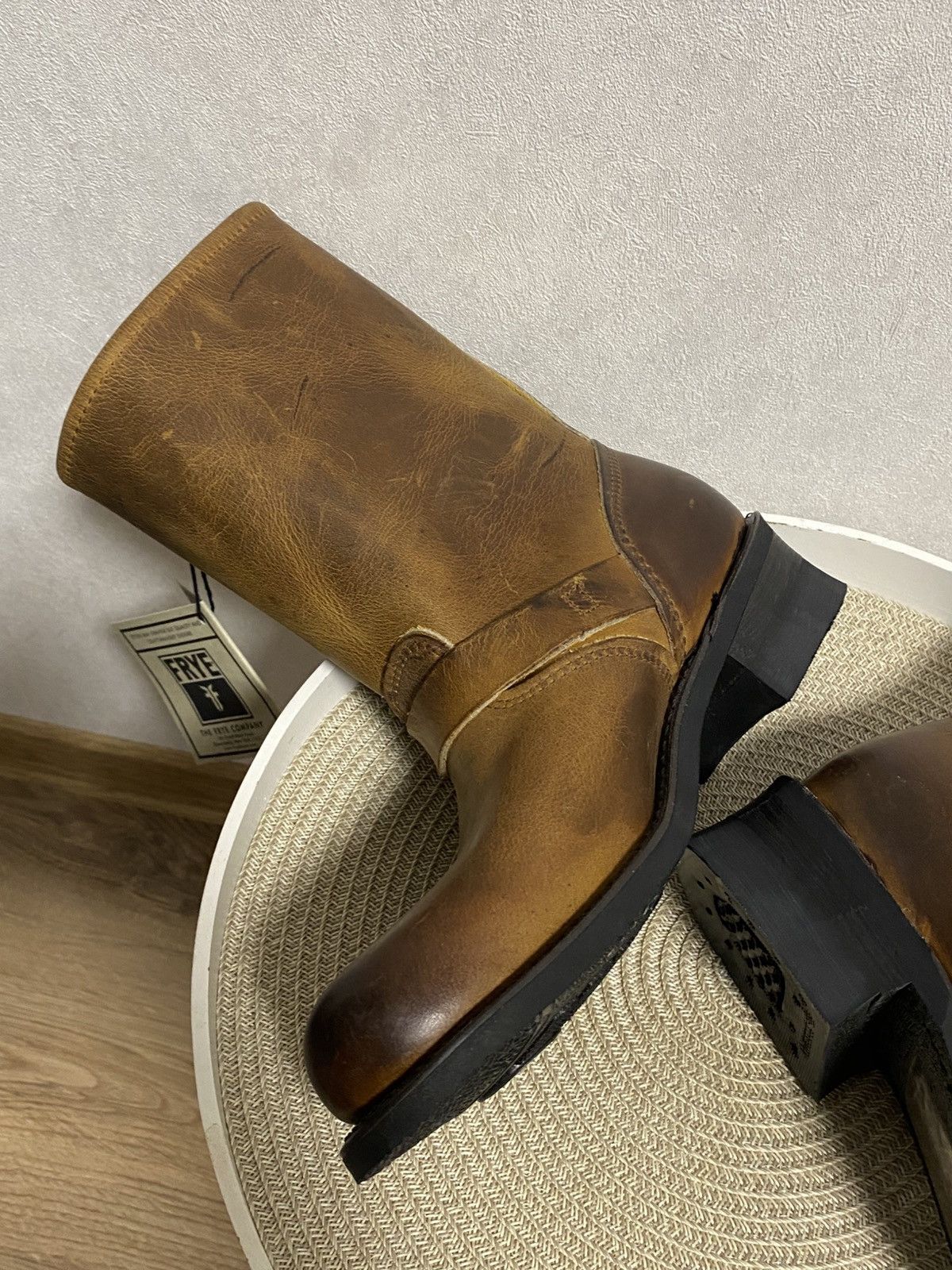 Frye Frye Engineer 12R 77400 AS98 Sendra Leather Boots Size: 39 Size US 9 / IT 39 - 12 Thumbnail