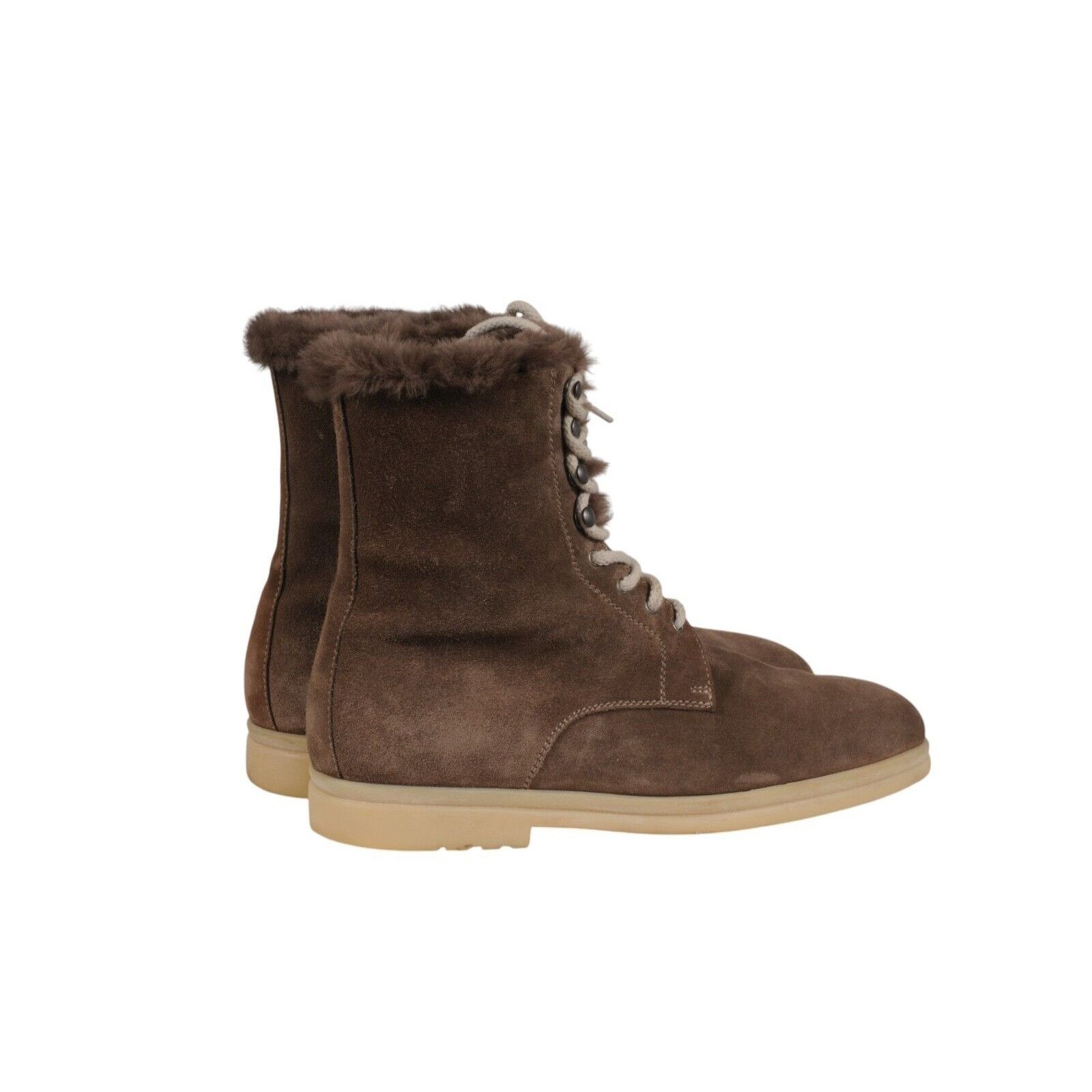 Loro Piana Snow Dream Beaver Fur Lined Boots - 02509 Size US 8.5 / EU 41-42 - 3 Thumbnail