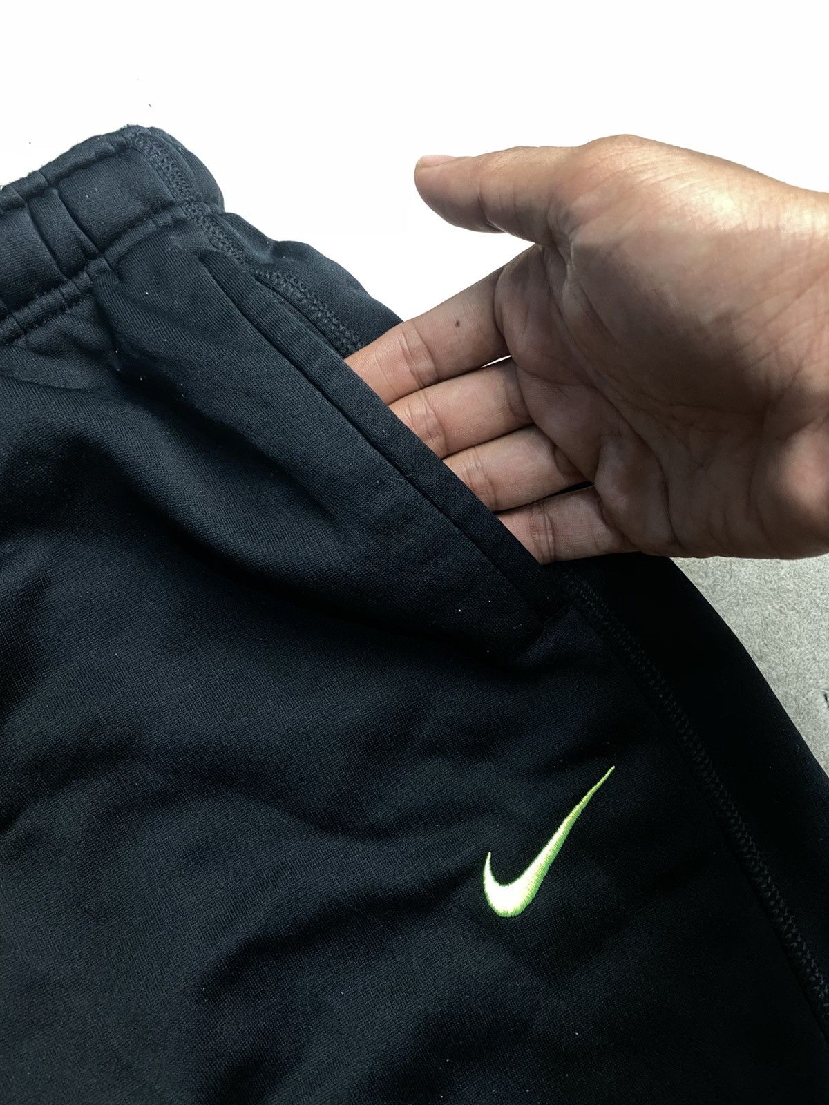 Carhartt Wip × Nike 💥 VINTAGE NIKE SUPER BAGGY 90S WIDE LEG TRACK PANTS Y2K Size US 26 / EU 42 - 5 Thumbnail