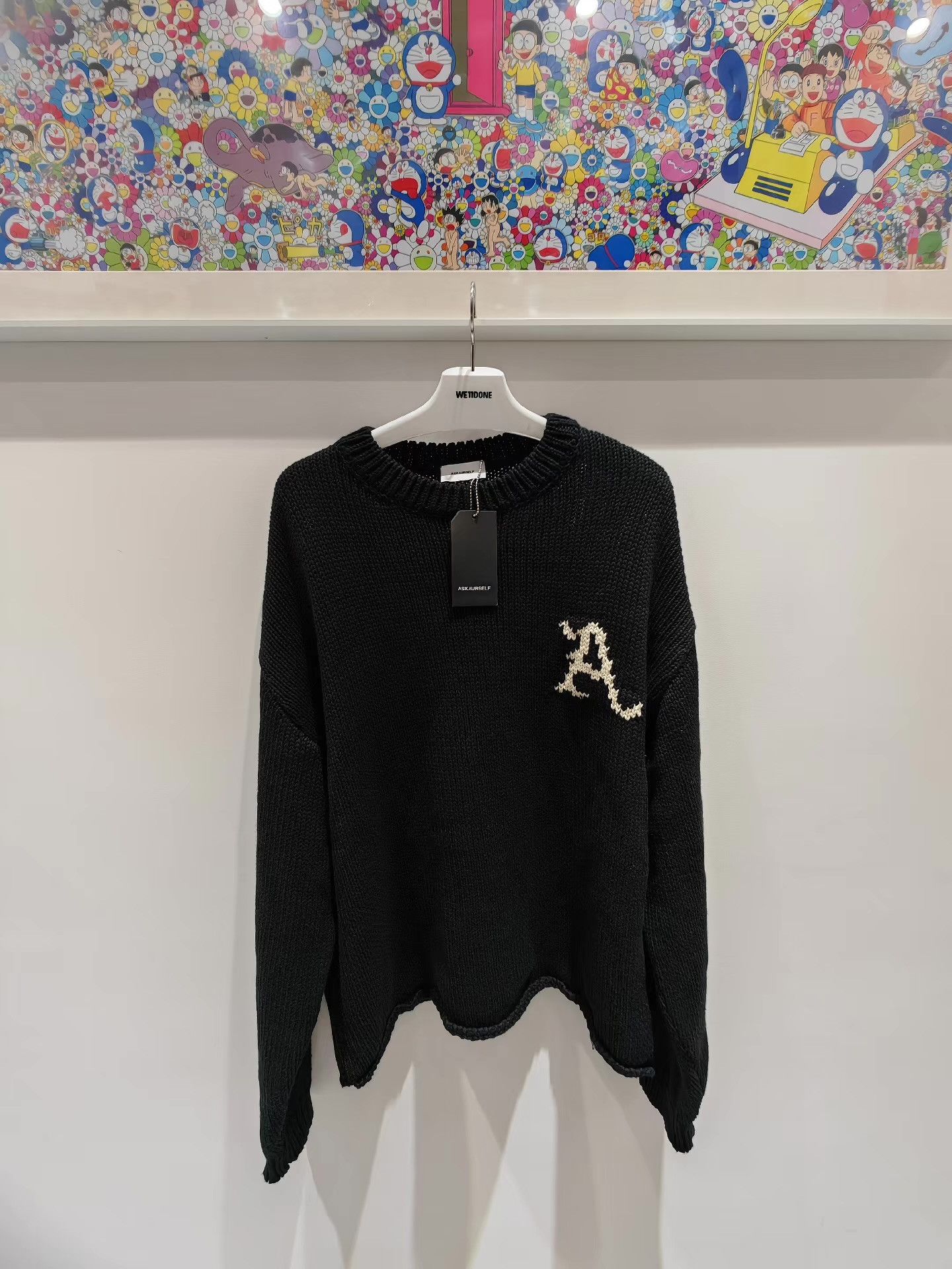 Askyurself Askyurself Angel Print Knit Sweater Q15 Size US L / EU 52-54 / 3 - 2 Thumbnail