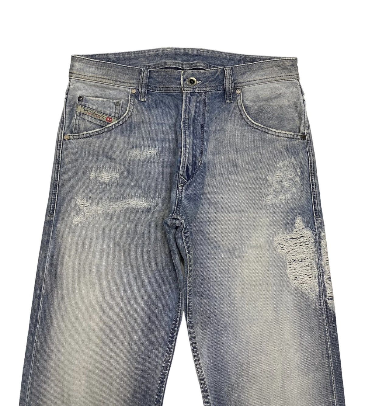 Diesel DIESEL BLUE EYECONS 2017/1 EDITION DISTRESSED DENIM JEANS Size US 31 - 4 Thumbnail