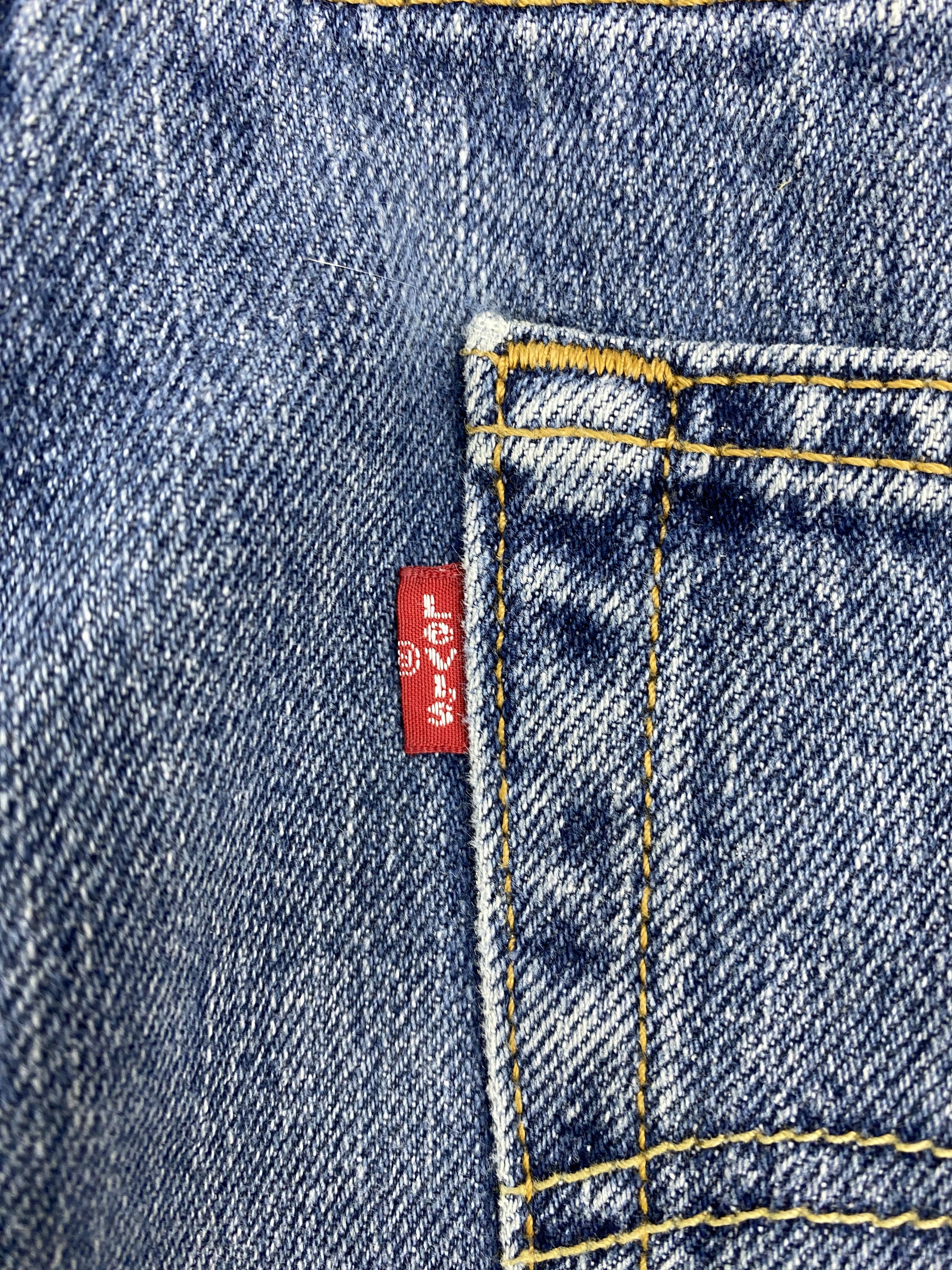 Levi's × Vintage Vintage Levis 550 Blue Denim Jeans Size US 39 - 6 Thumbnail