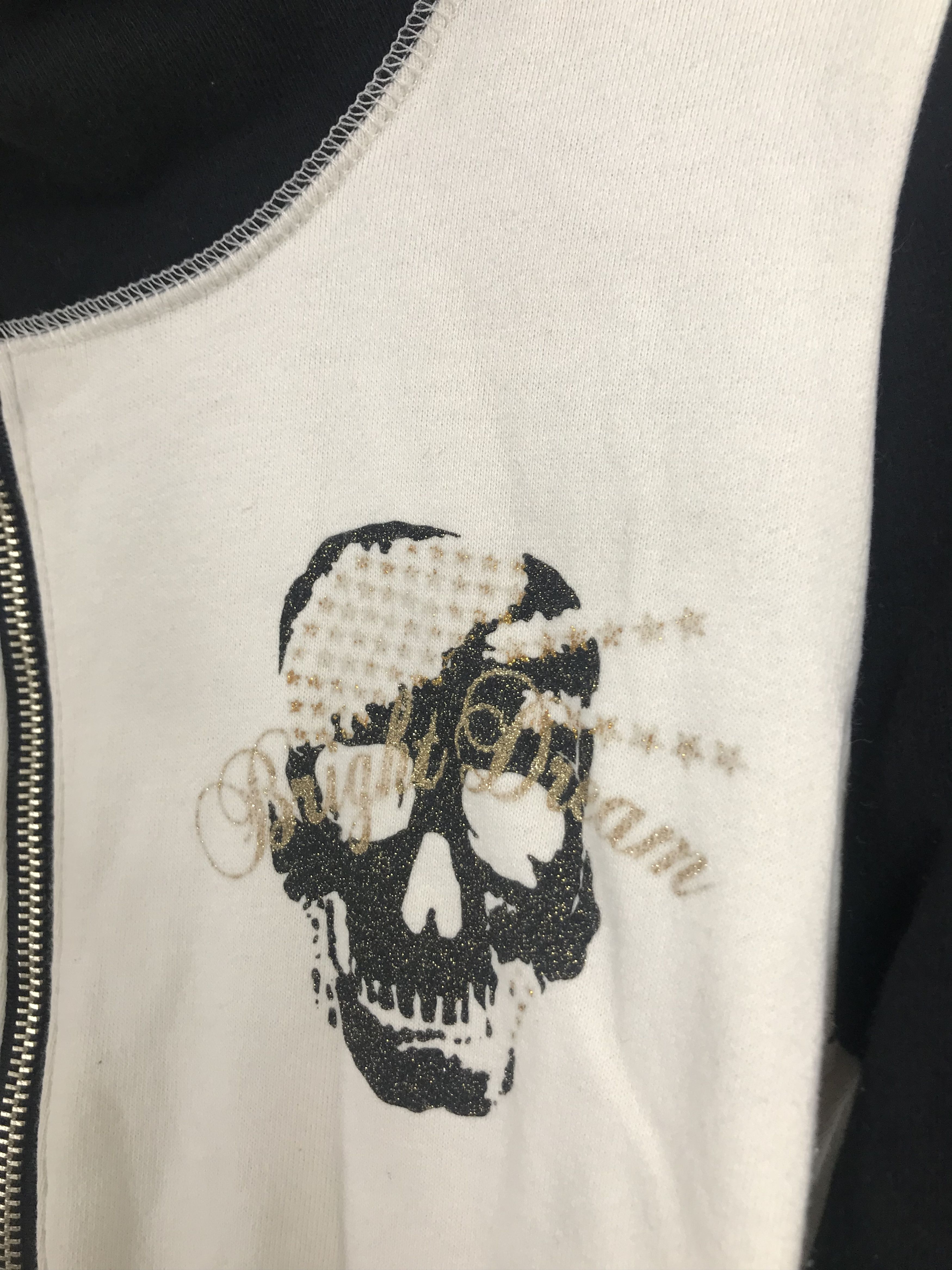 If Six Was Nine × Japanese Brand × Le Grande Bleu (L.G.B.) Egoist Skull Sparkling Long FurHoodie Ifsixwasnine lgb style Size S / US 4 / IT 40 - 5 Thumbnail