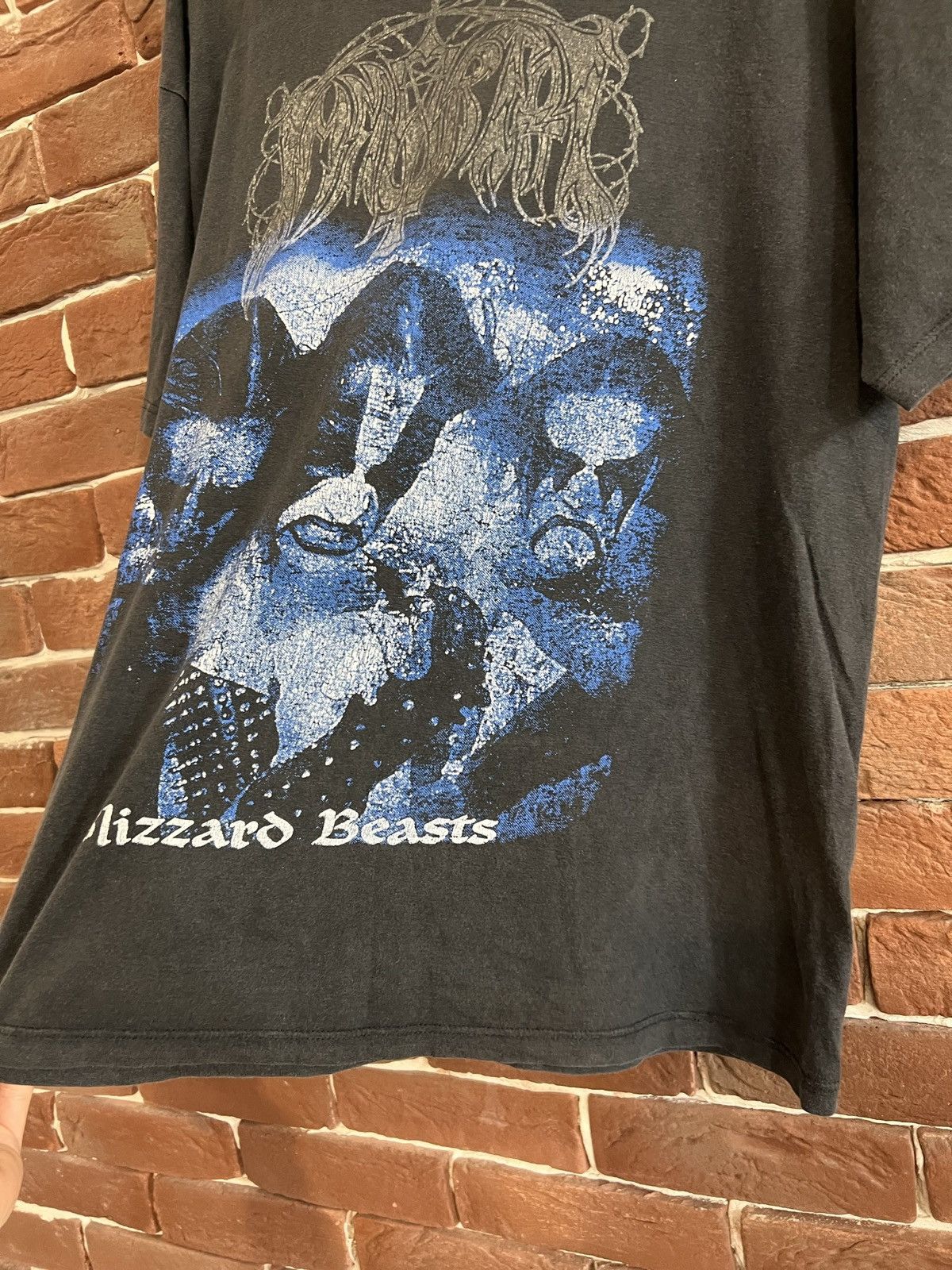 Band Tees Rare Vintage 90s Immortal Blizzard Beasts Metal Band Tee Size US L / EU 52-54 / 3 - 6 Thumbnail