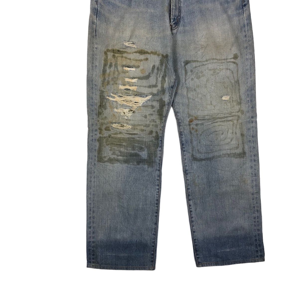 Japanese Brand 🔥True Vintage 70’s Wrangler Distressed Denim Jeans Size US 34 / EU 50 - 7 Thumbnail
