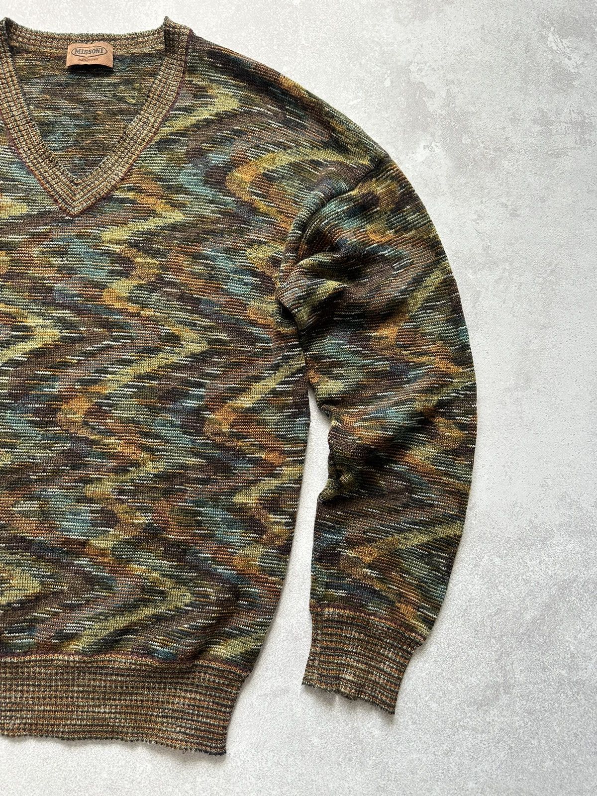 Missoni mens vintage missoni sweater made in Italy Size US L / EU 52-54 / 3 - 3 Thumbnail