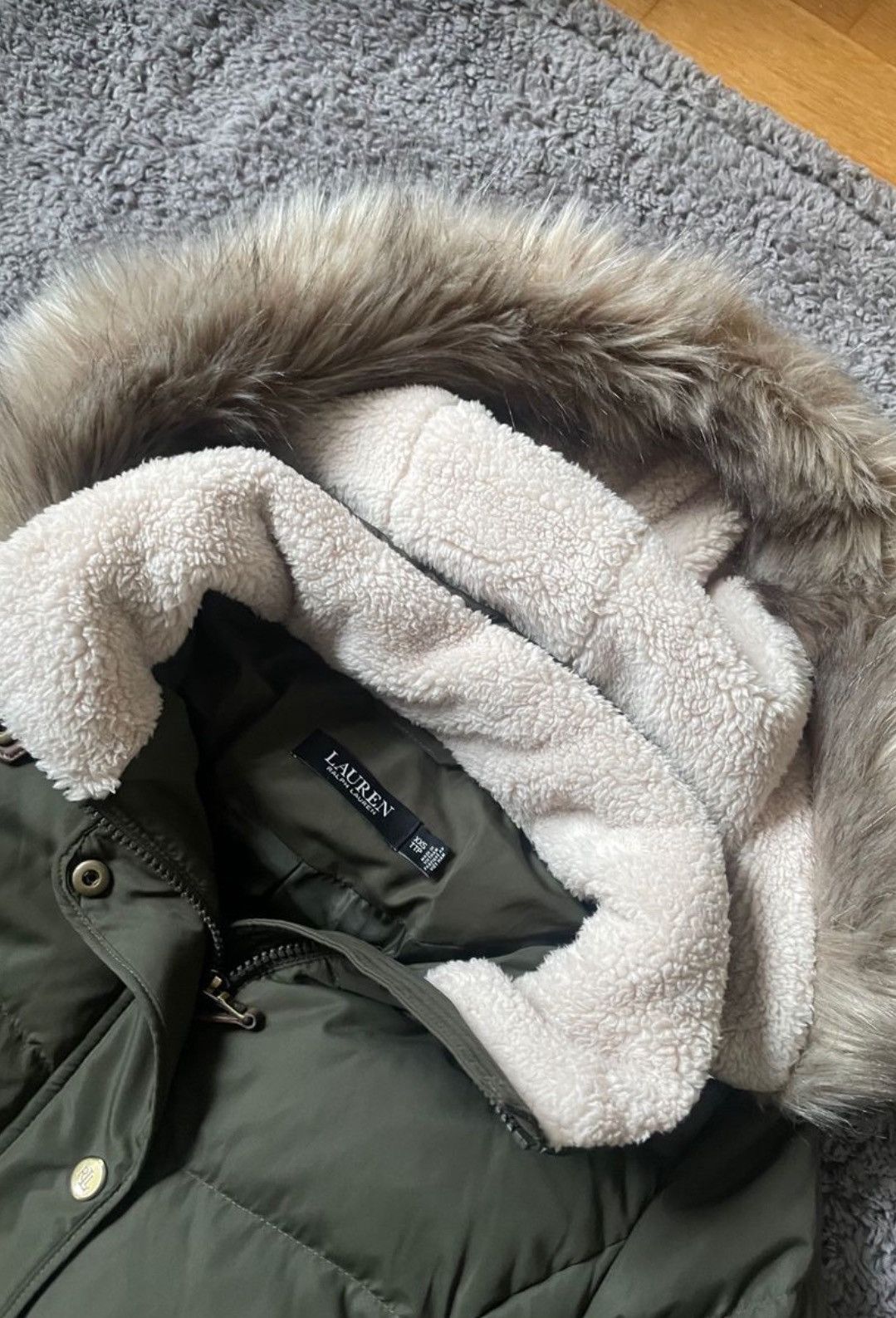 Lauren Ralph Lauren Ralph Lauren Parka Faux Fur Size XXS / US 00 / IT 34 - 3 Thumbnail