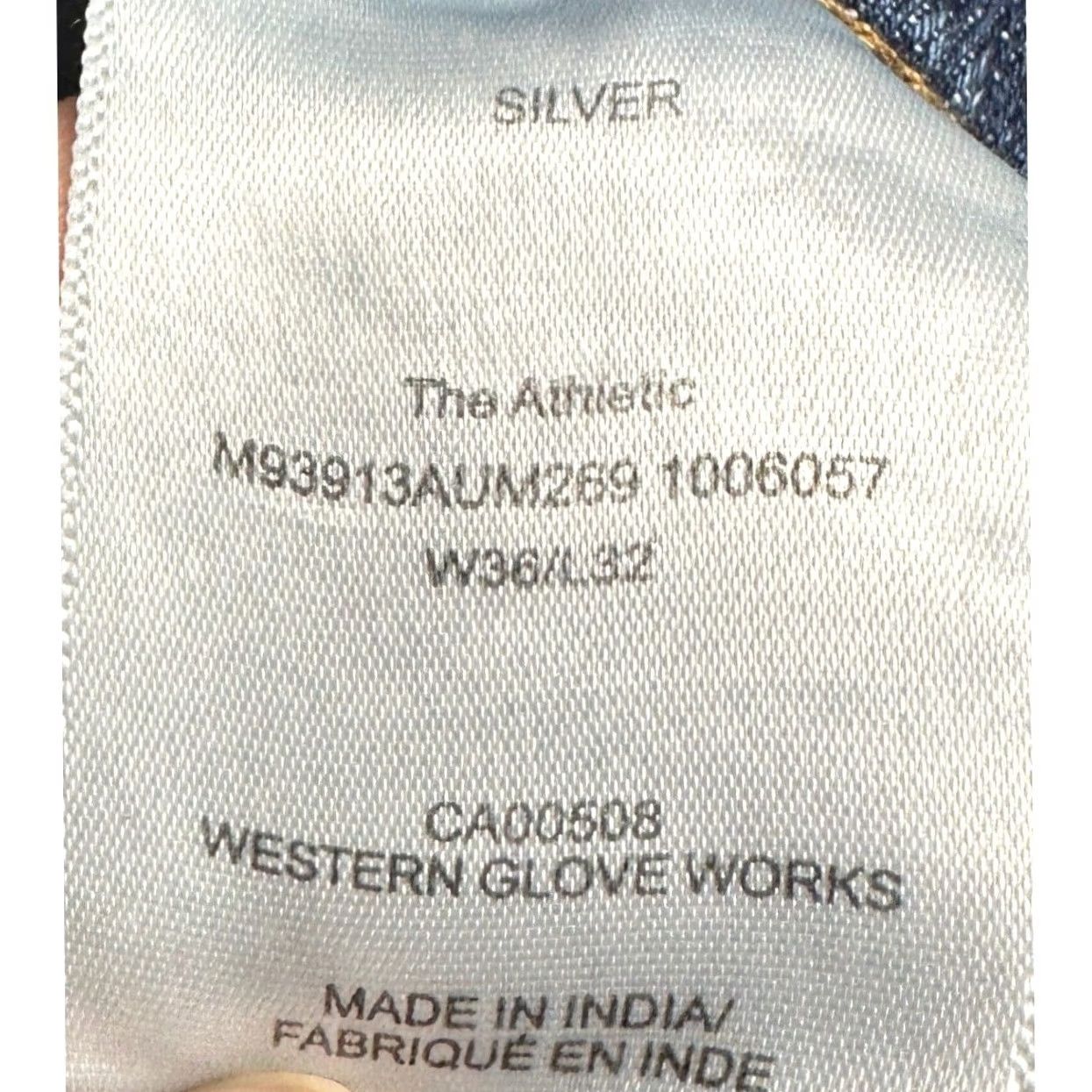 Silver Jeans Co. Silver Jeans Authentic Denim Pants Mens 36x32 Blue Athletic Taper Whiskered Denim Pants Size US 36 / EU 52 - 4 Thumbnail