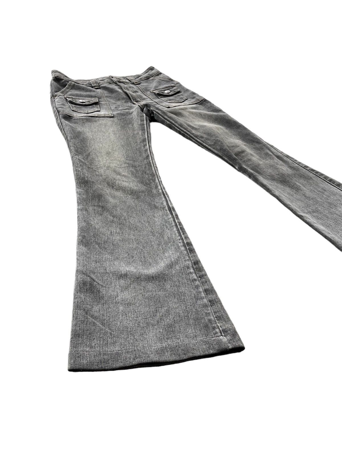 image of If Six Was Nine x Jean Flare Jeans Daily Topics Bushpant Faded Black Low Rise, Men's (Size 27)