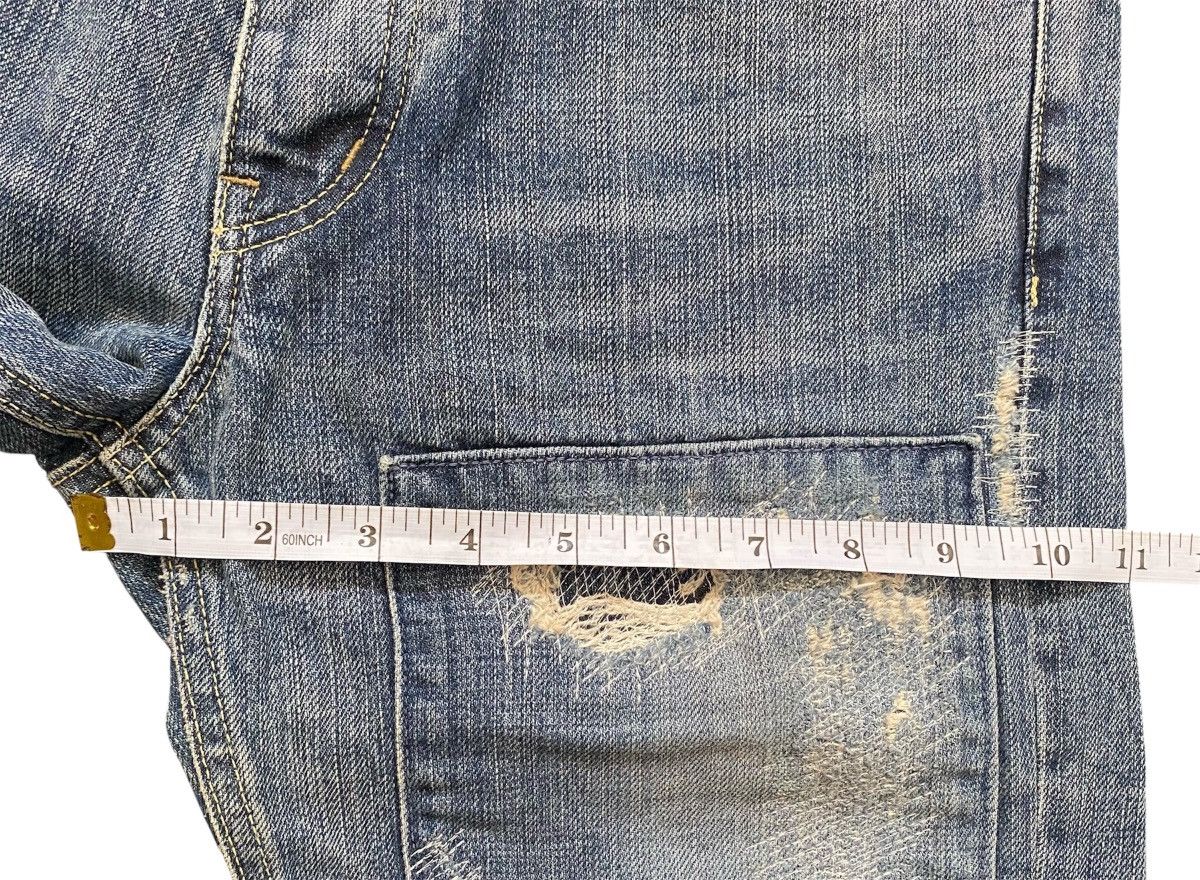 Hysteric Glamour Hysteric Glamour Patchwork Distressed Denim Size US 30 / EU 46 - 13 Thumbnail