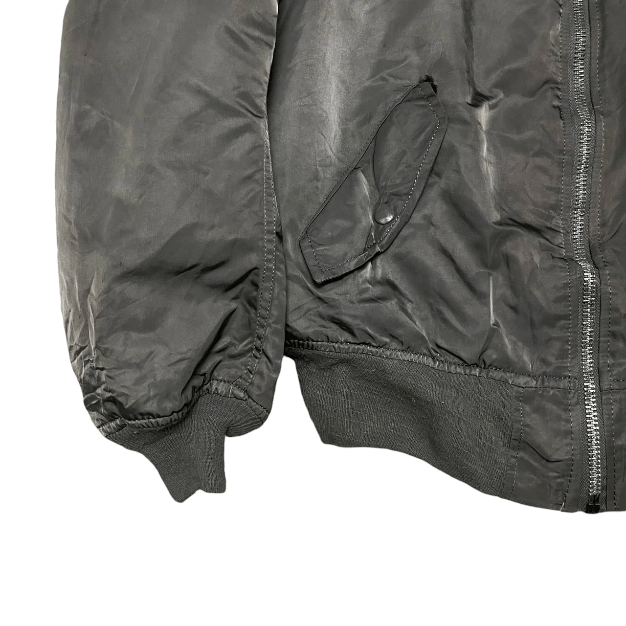 Alpha Industries Vintage Alpha Industries Ma 1 Flyers Bomber Jacket Military Size US M / EU 48-50 / 2 - 3 Thumbnail