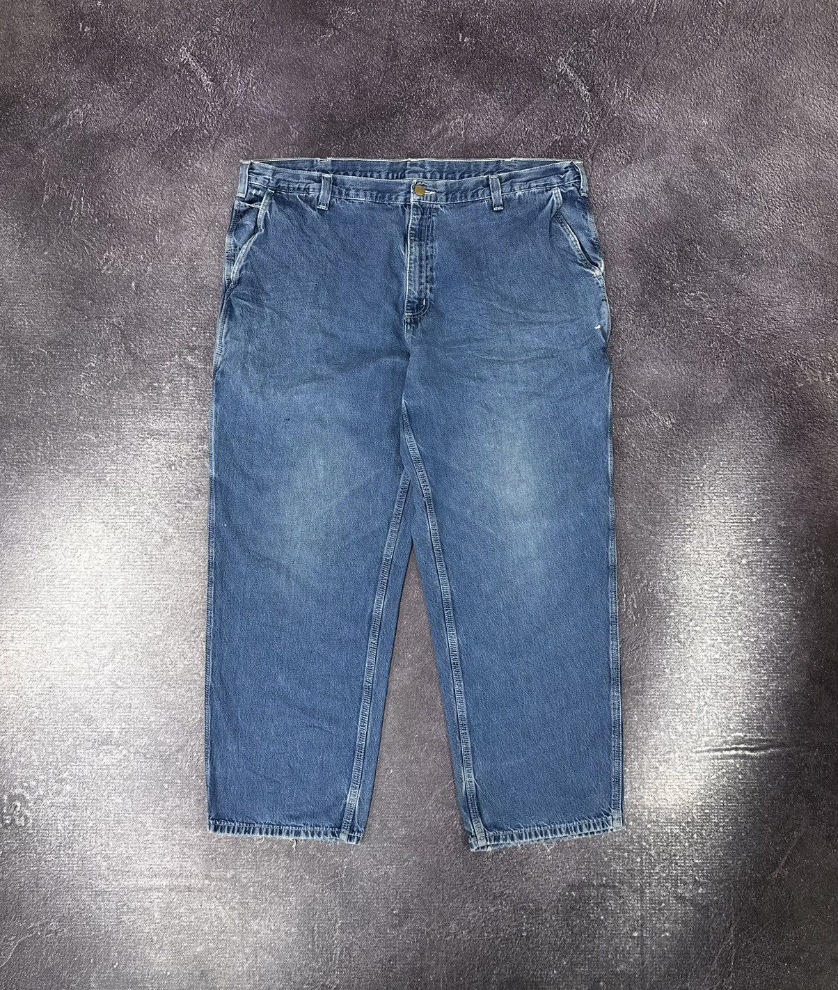 Carhartt Vintage Carhartt USA Distressed Carpenter Baggy Work Jeans Size US 42 / EU 58 - 2 Thumbnail